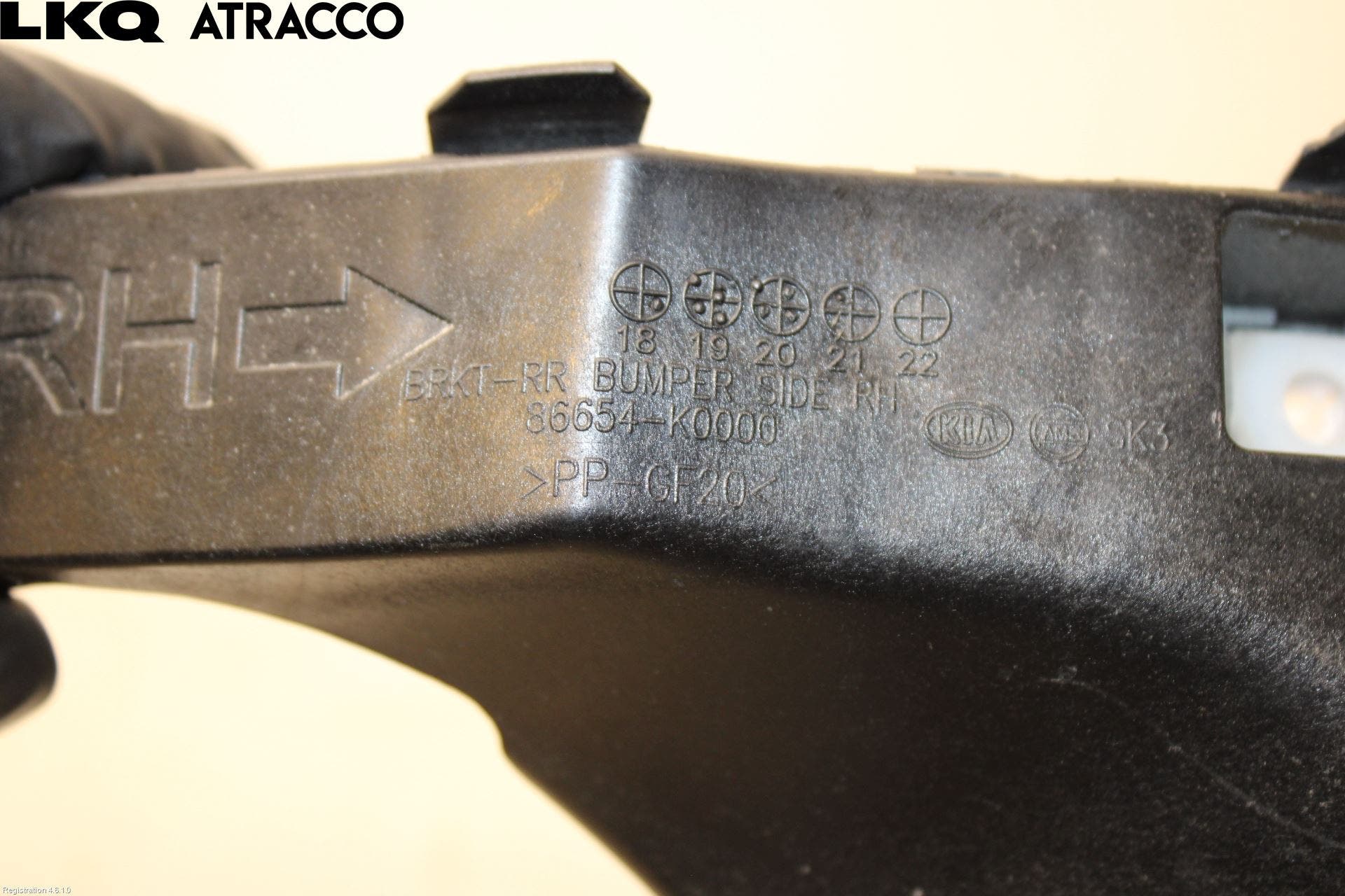 Kia SOUL 09- Støtfangerfeste Bak Høyre