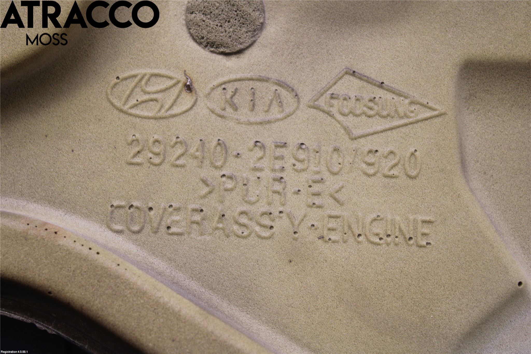 Kia OPTIMA 16-20 Motor Deksel Over Motor