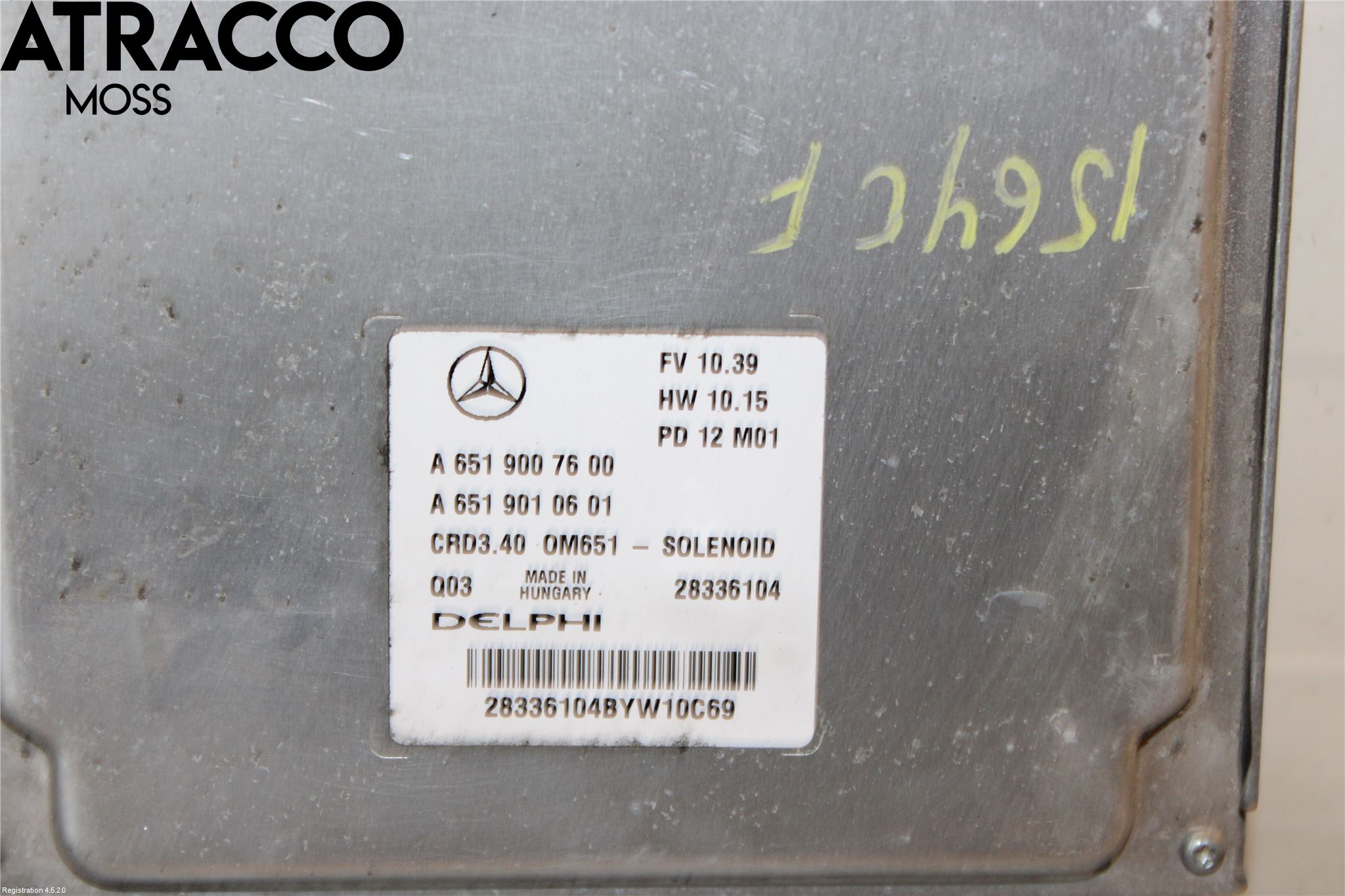 Mercedes-Benz MB B-KLASS (W246/W242) 12-19 Styreenhet Innsprøytning