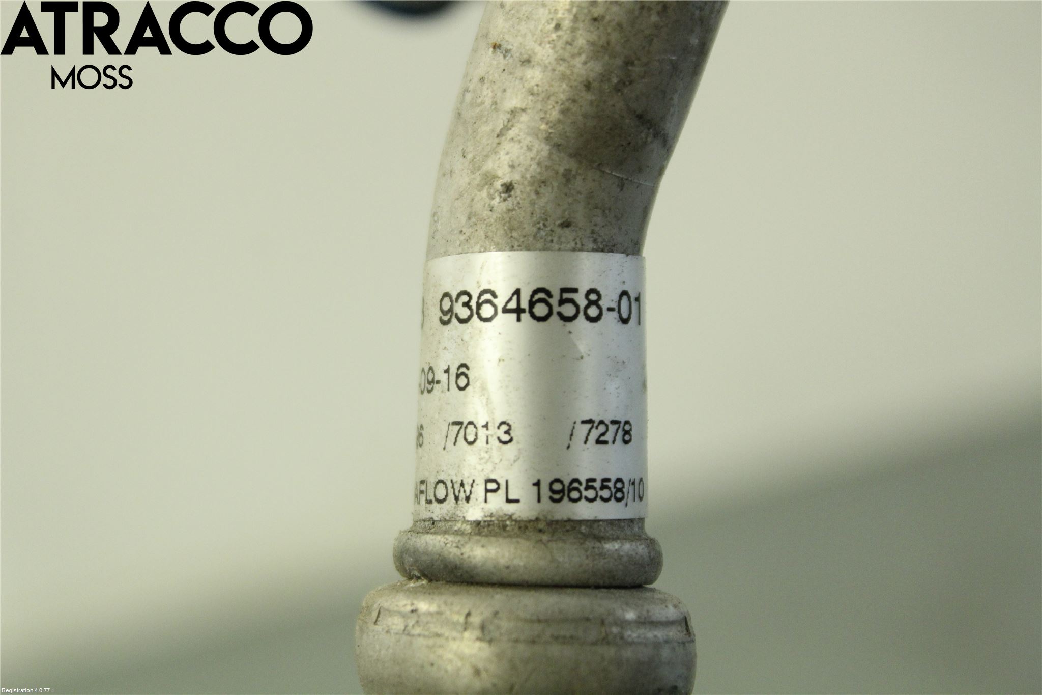 BMW 3 F30/F31/F80 12-19 Varme Ac Slange - Rør