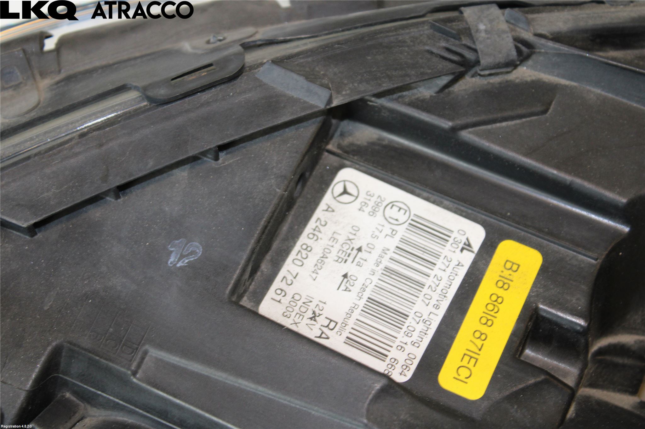 Mercedes-Benz MB B-KLASS (W246/W242) 12-19 Frontlykt Høyre