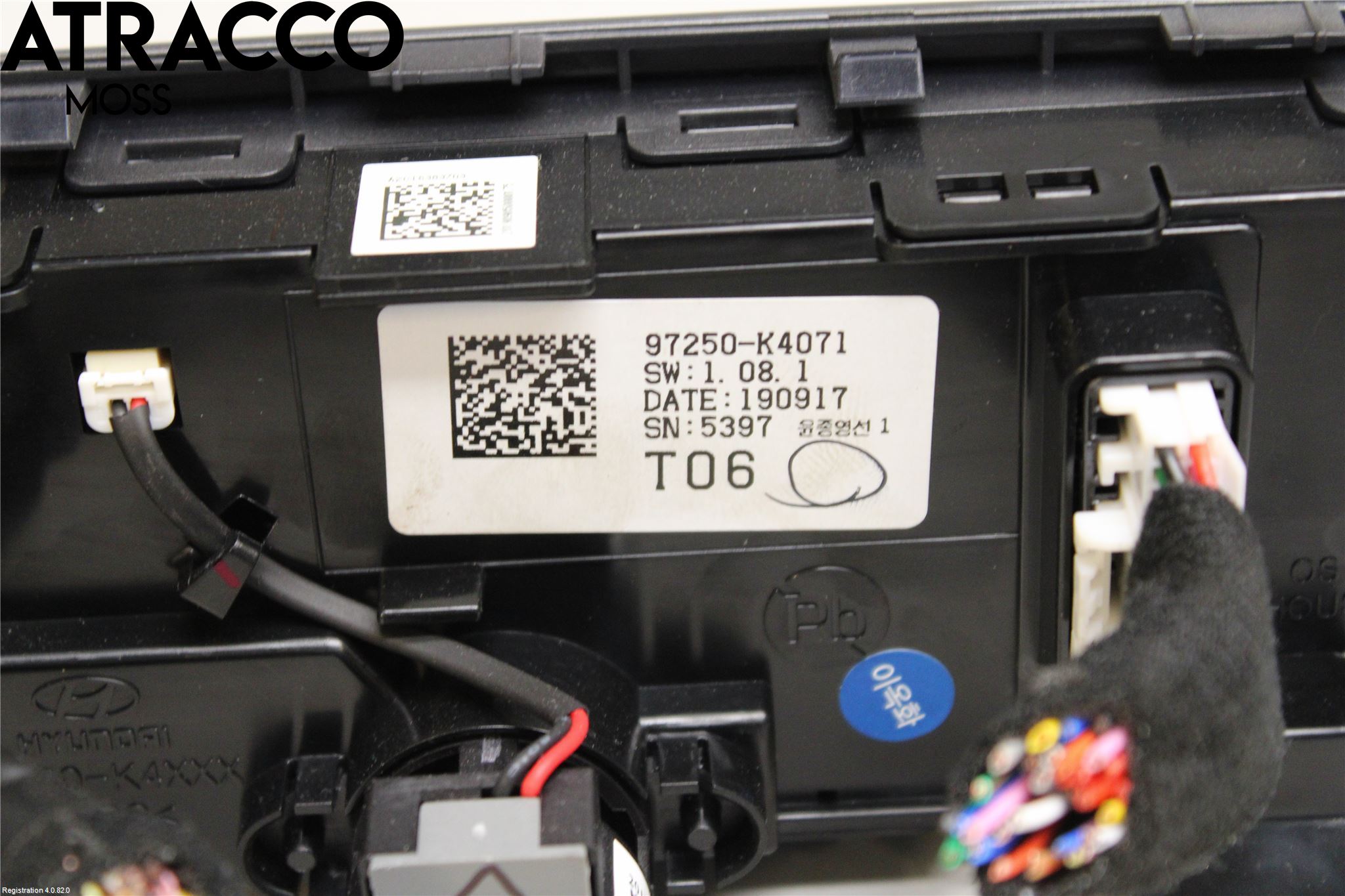 Hyundai KONA/ELECTRIC OS 18-23 Varme Ac Betjening-Display