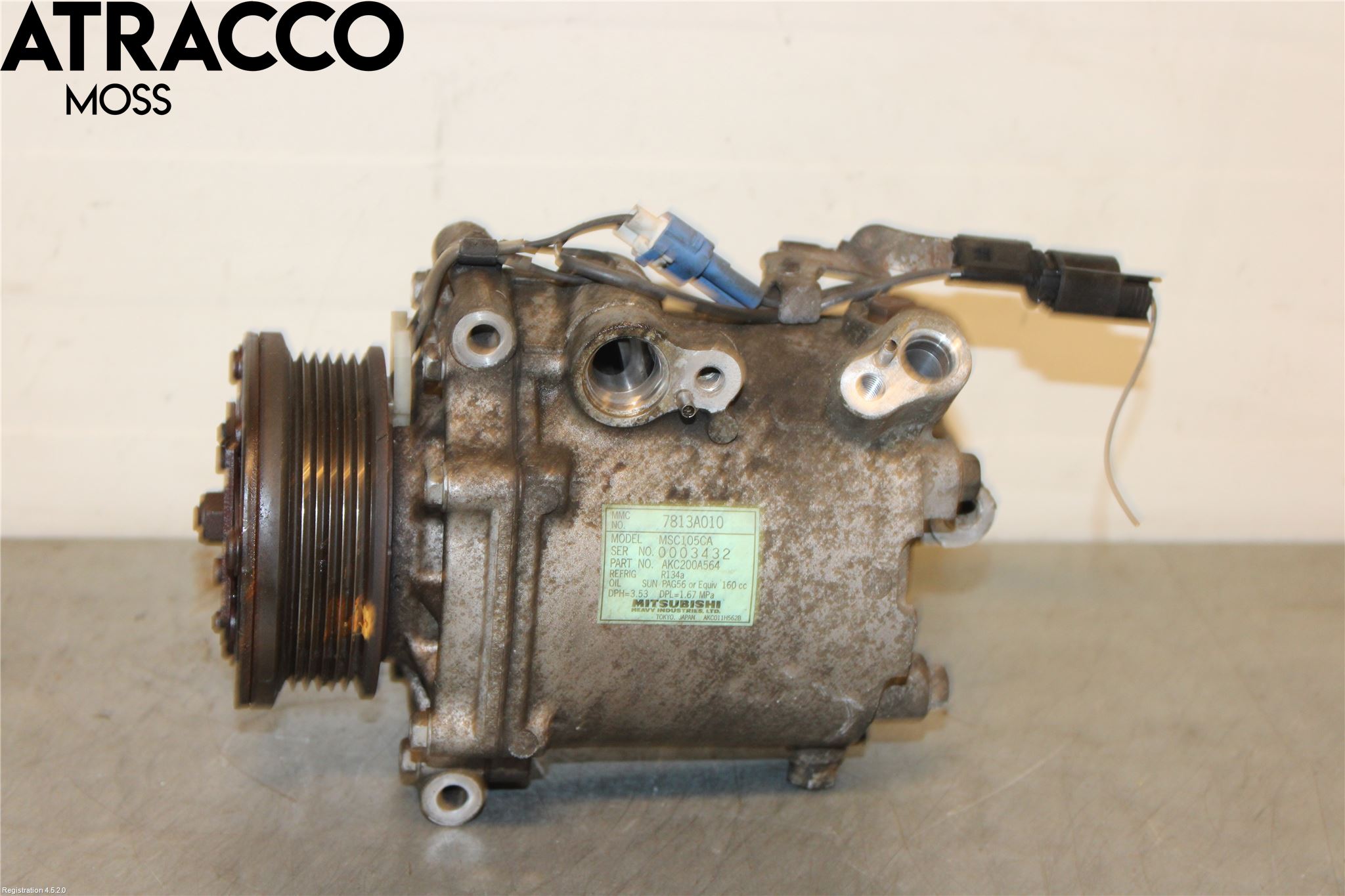 Mitsubishi GRANDIS Varme Ac Kompressor