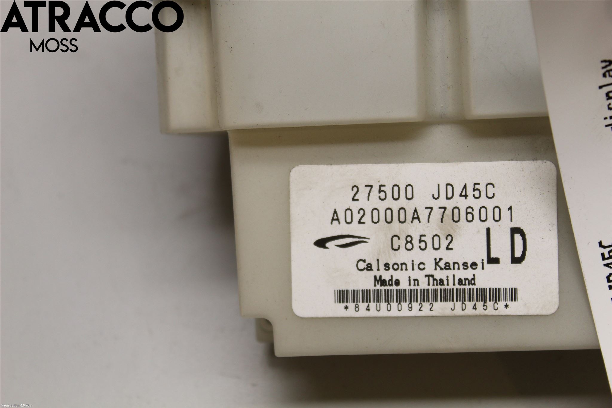 Nissan QASHQAI   07-10 Varme Ac Betjening-Display