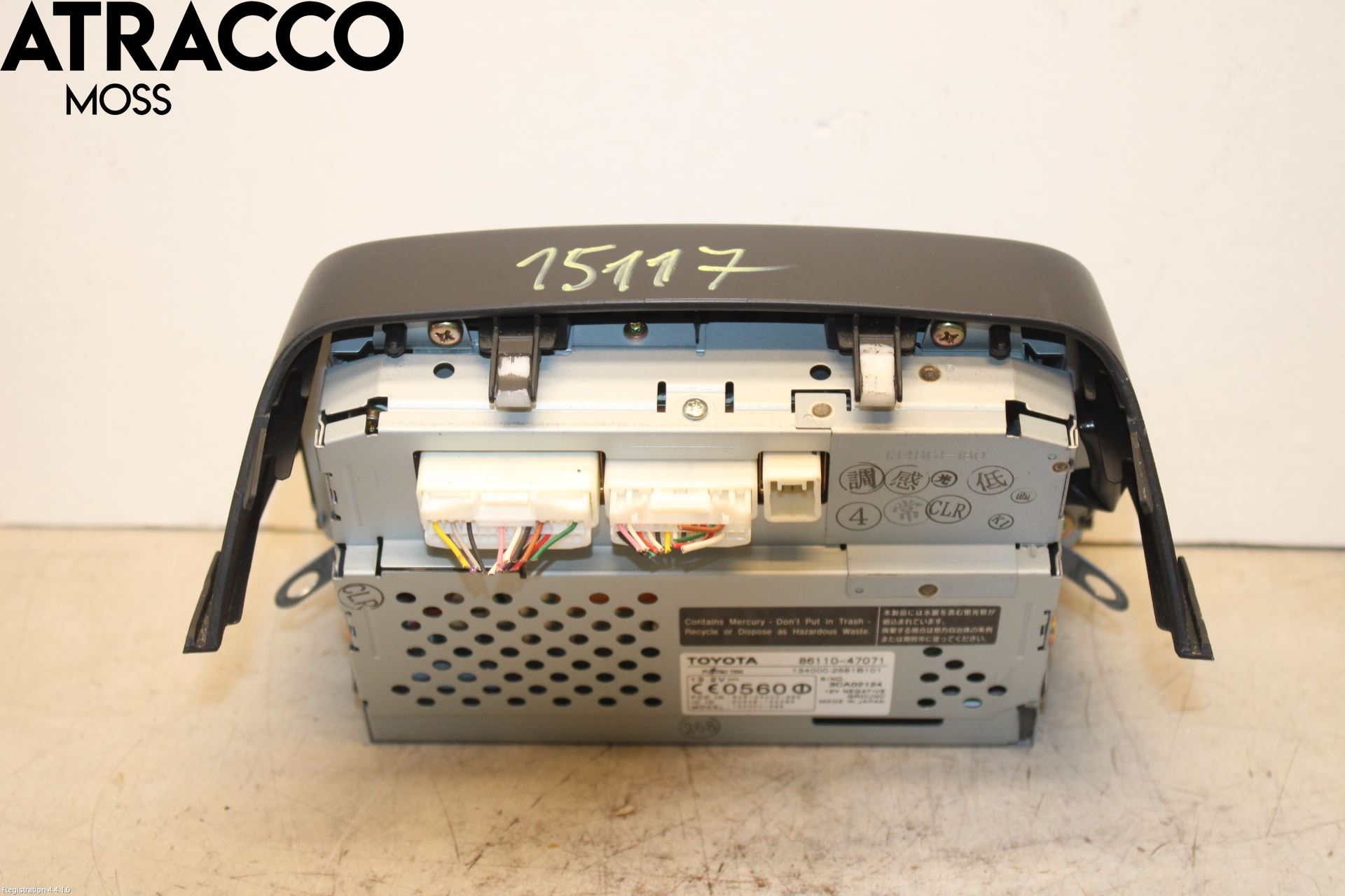Toyota PRIUS NWH20 04-08 Instr Skjerm Dvd-Gps-Ac-Tlf