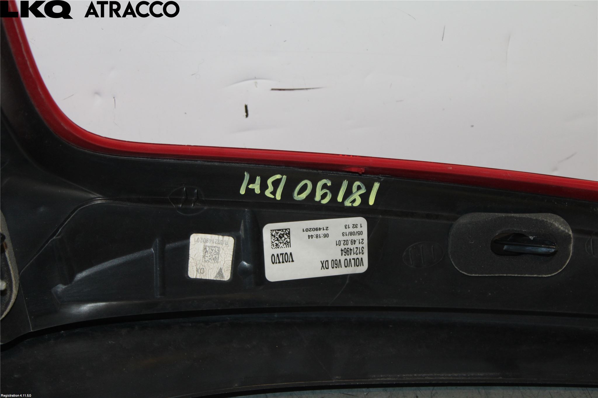 Volvo V60 14-18 Baklykt Høyre