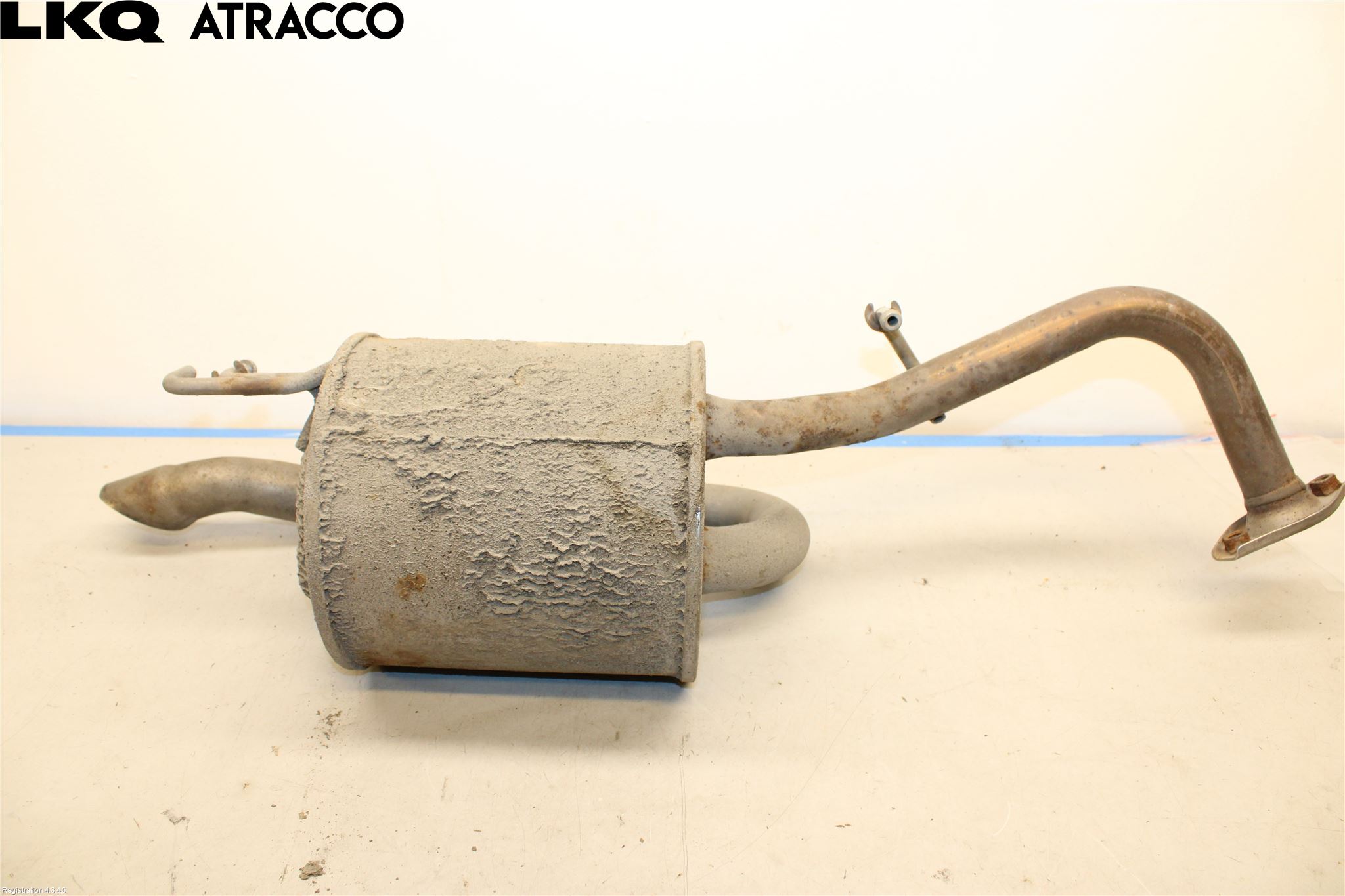 Toyota YARIS XP130 15-20 Eksos Bakre Potte