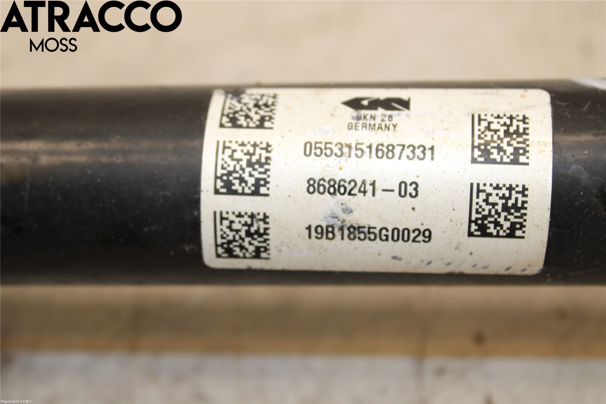 BMW 5 G30/G31/F90 17-23 Drivaksel Bak Kompl Venstre