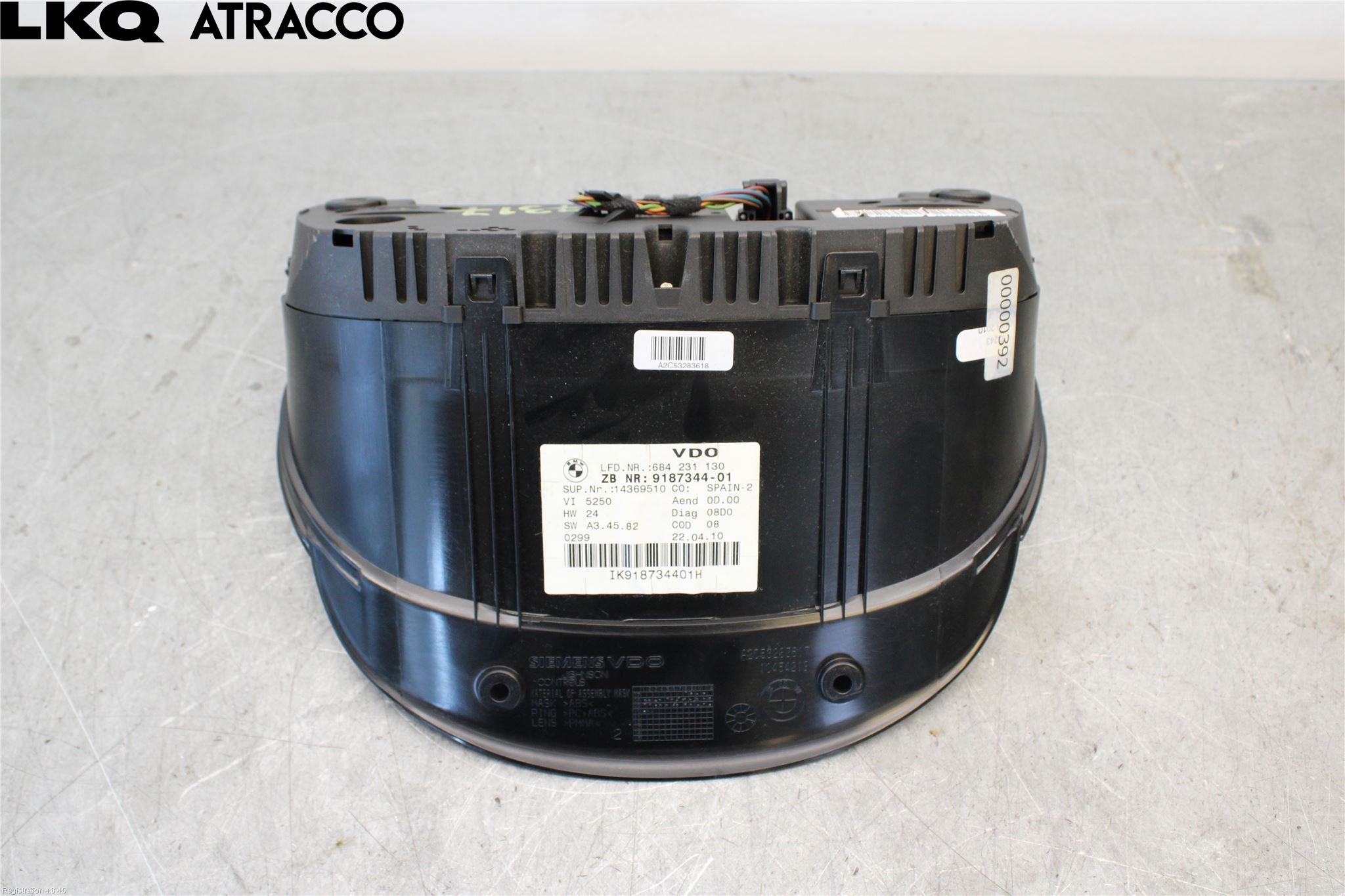 BMW 3 E90/91 SED/TOU 05-12 Instr Speedometer