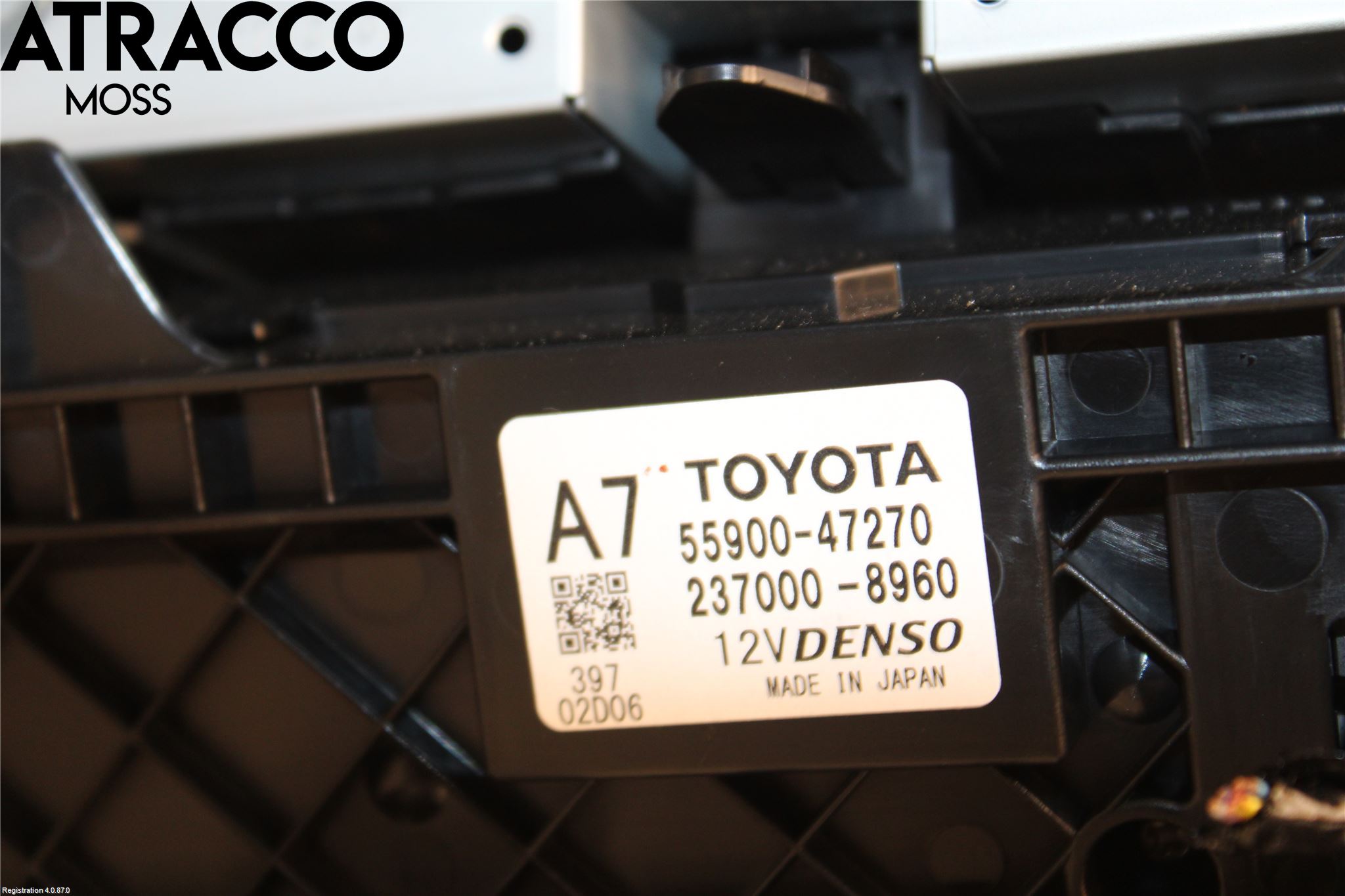 Toyota PRIUS+ ZVW40 12-20 Stereo Radio Med Cd