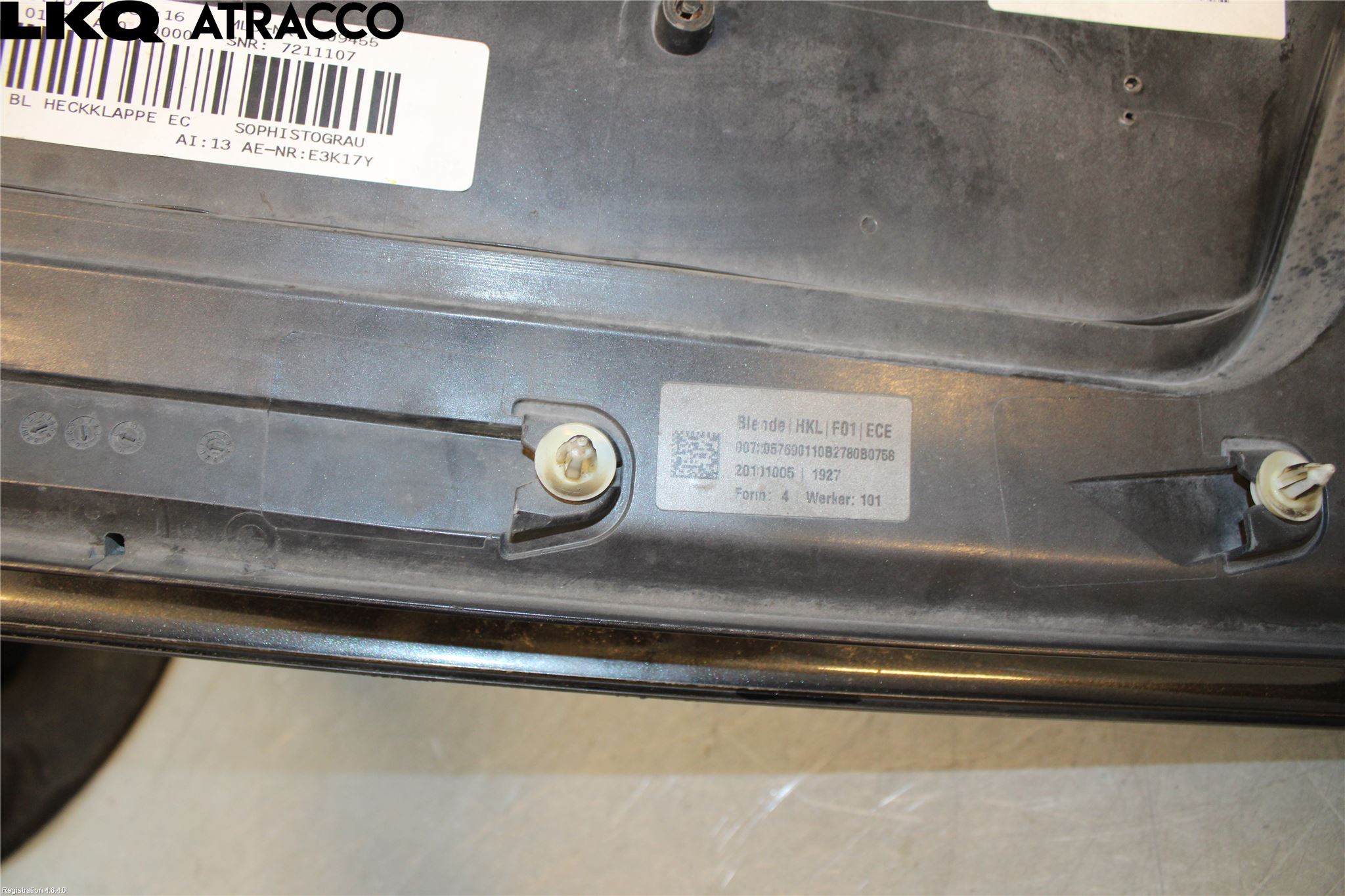 BMW 7 F01/02/03/04 09-15 Spoiler Bak