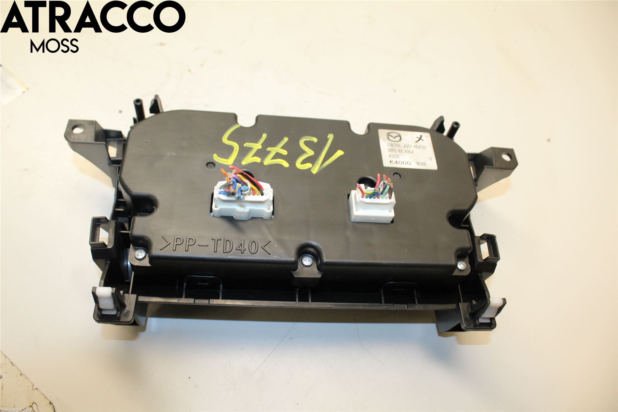 Mazda 3 II 09-13 Varme Ac Betjening-Display