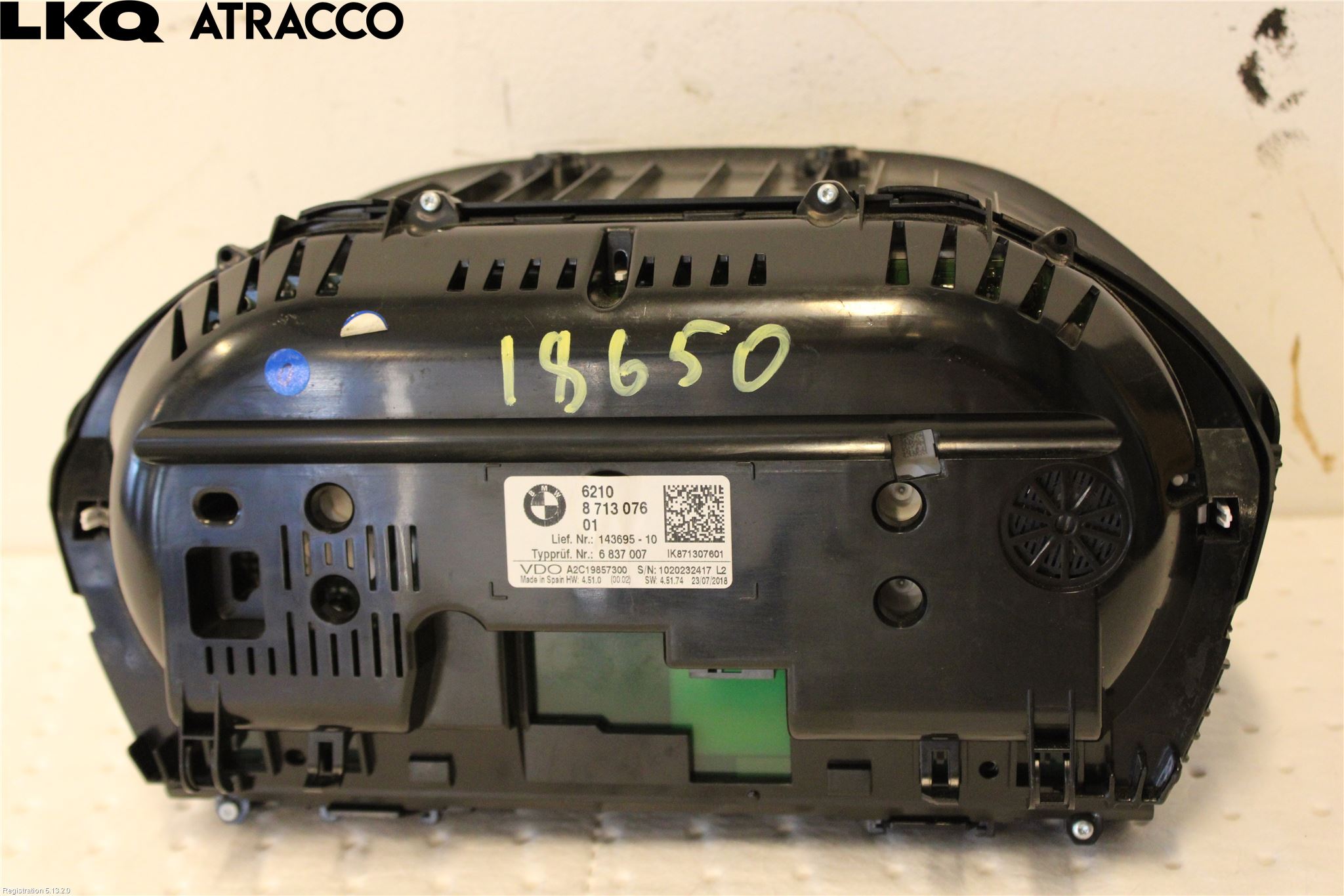 BMW 2 F45 Active Tourer 14-21 Instr Speedometer