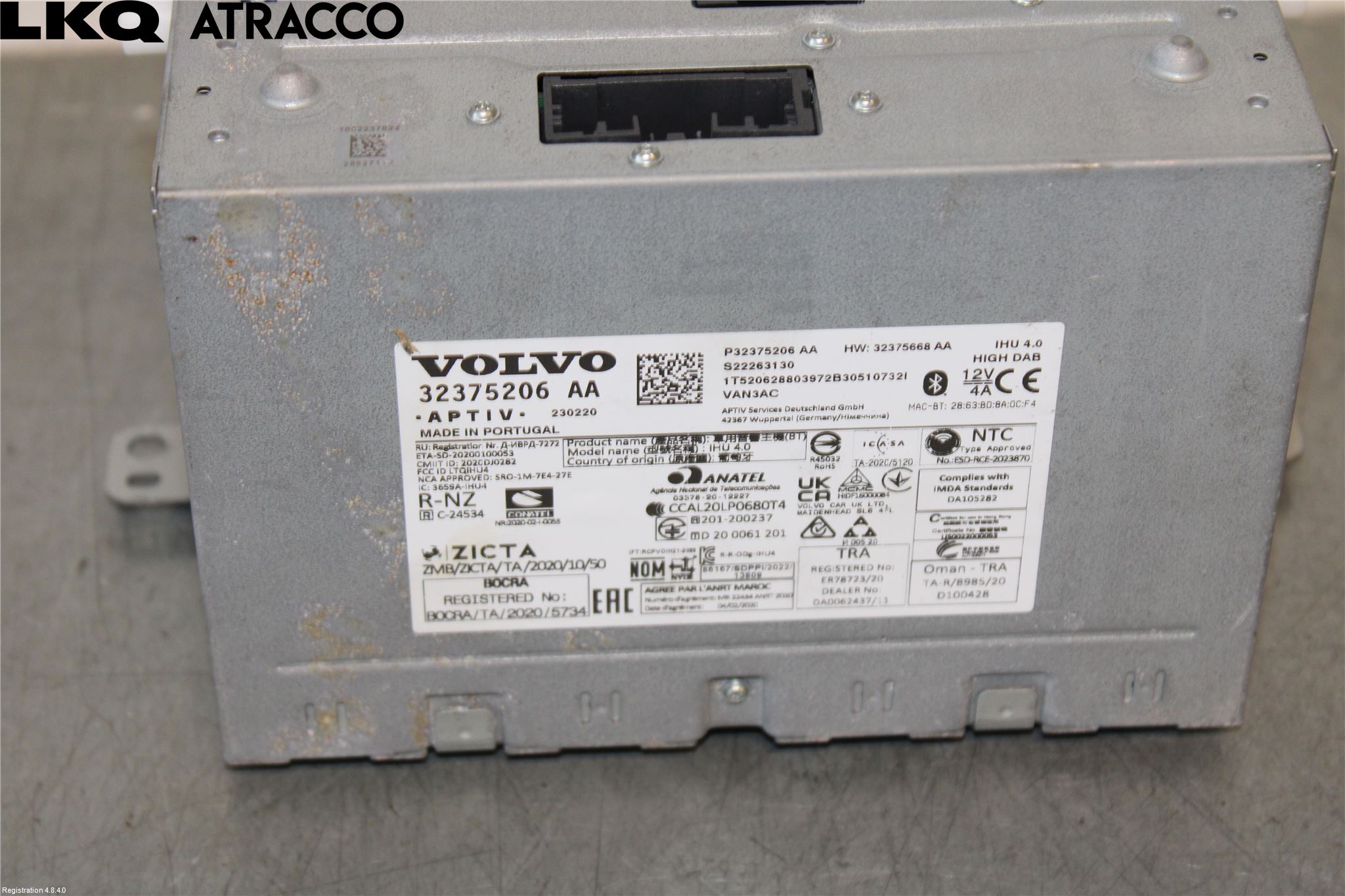 Volvo XC90/RECHARGE 16- Stereo Radio