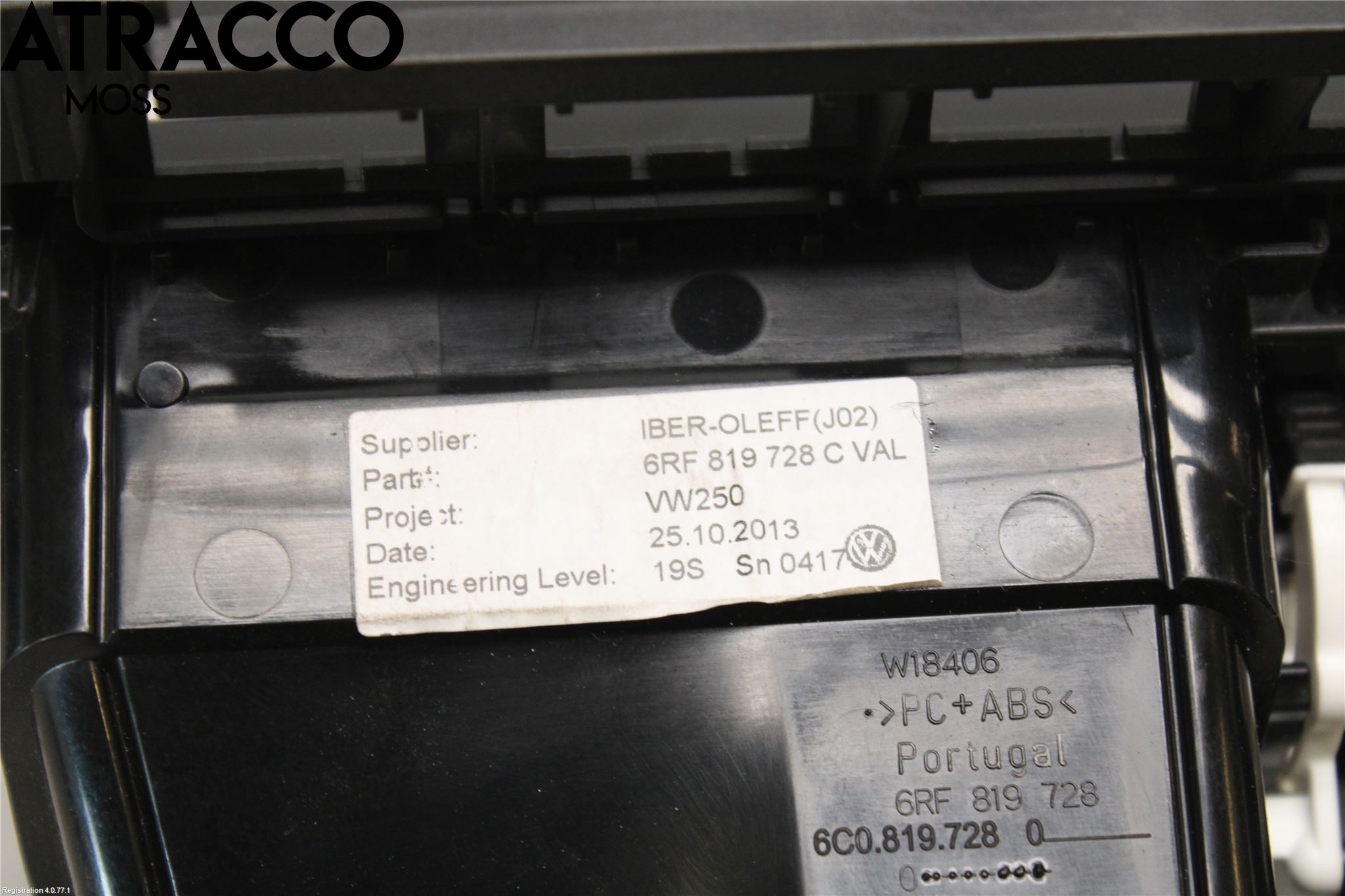 Volkswagen VW POLO 10-17 Dashbord Kanal - Dyse