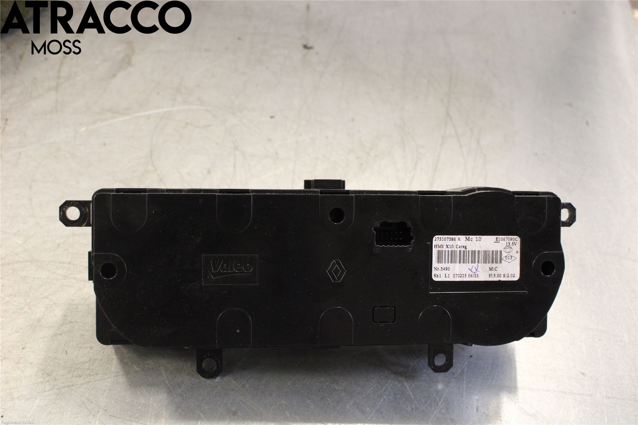 Renault ZOE/E-TECH 13- Varme Ac Betjening-Display