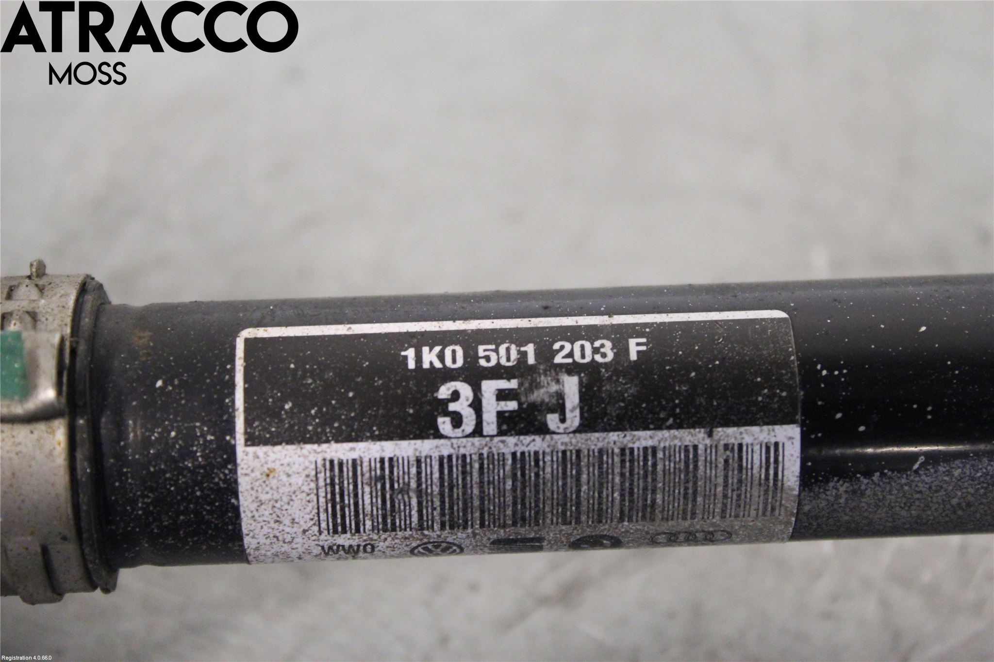 Volkswagen VW TIGUAN 07-16 Drivaksel Bak Kompl Venstre