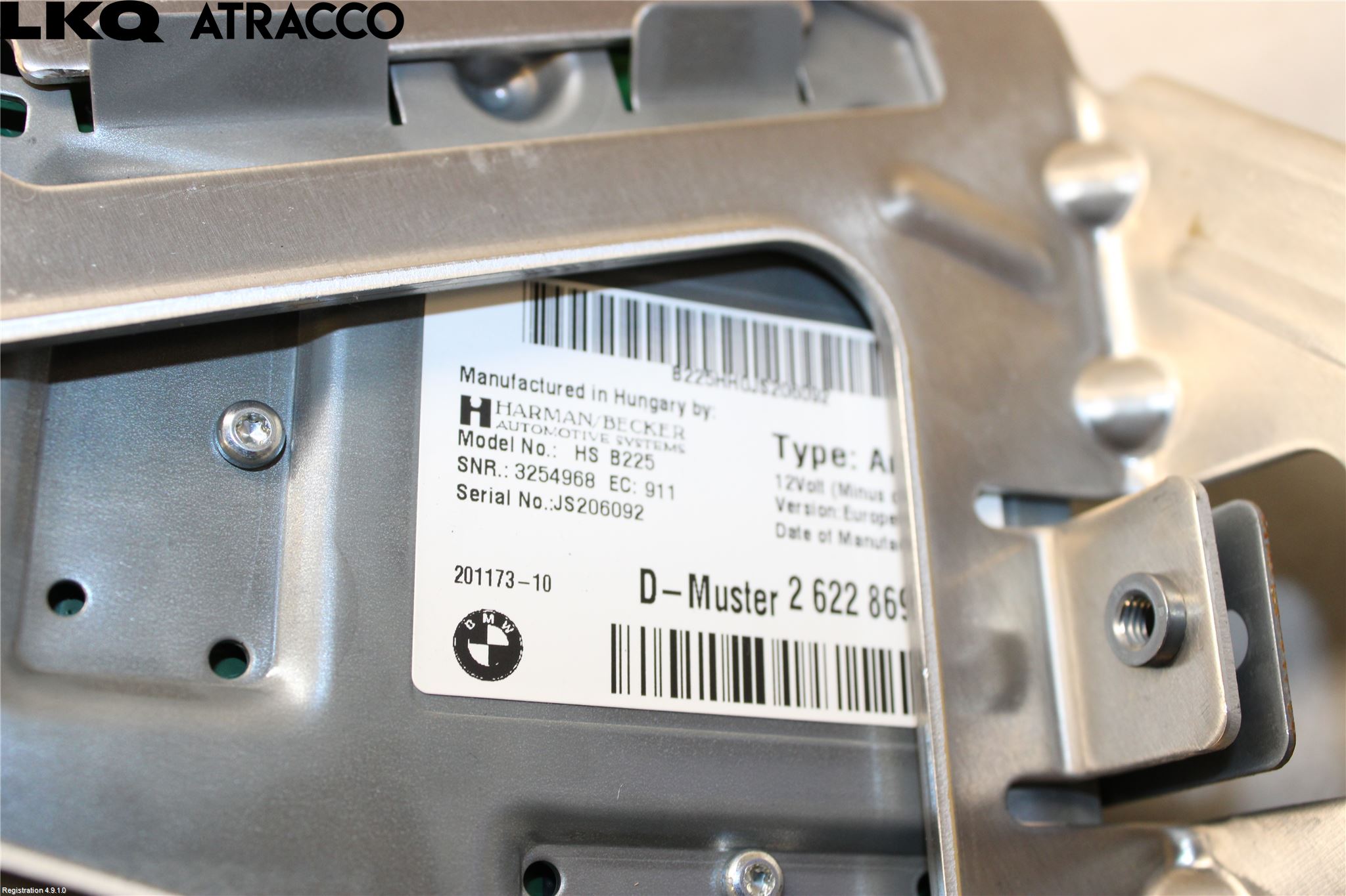 BMW i3 I01 13-22 Stereo Forsterker