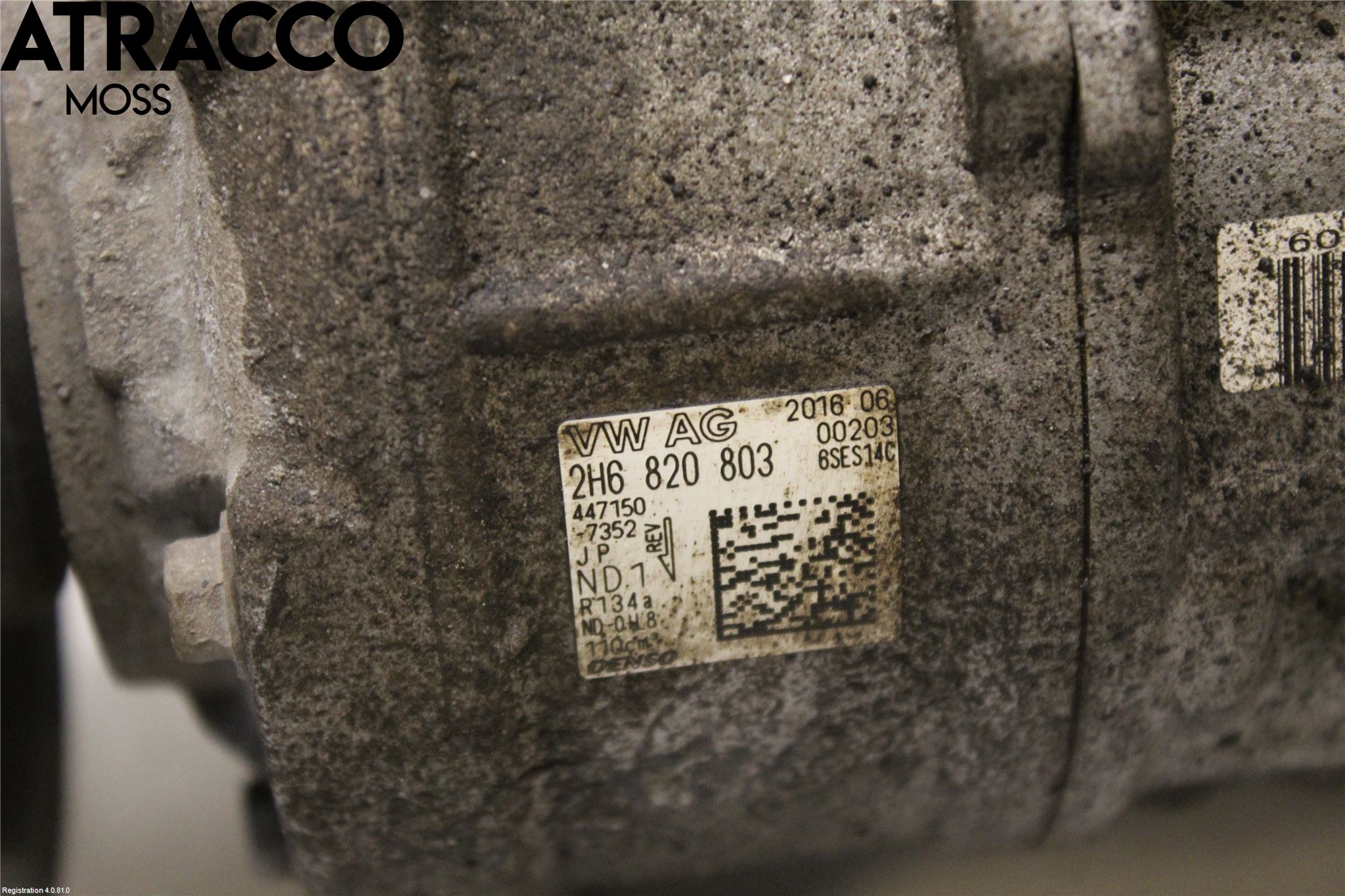 Volkswagen VW AMAROK 2H 10-22 Varme Ac Kompressor