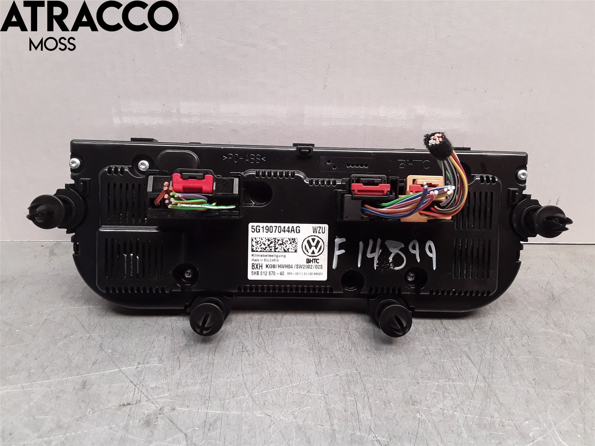 Volkswagen VW T-ROC 18- Varmeapparat Panel(Regulering)