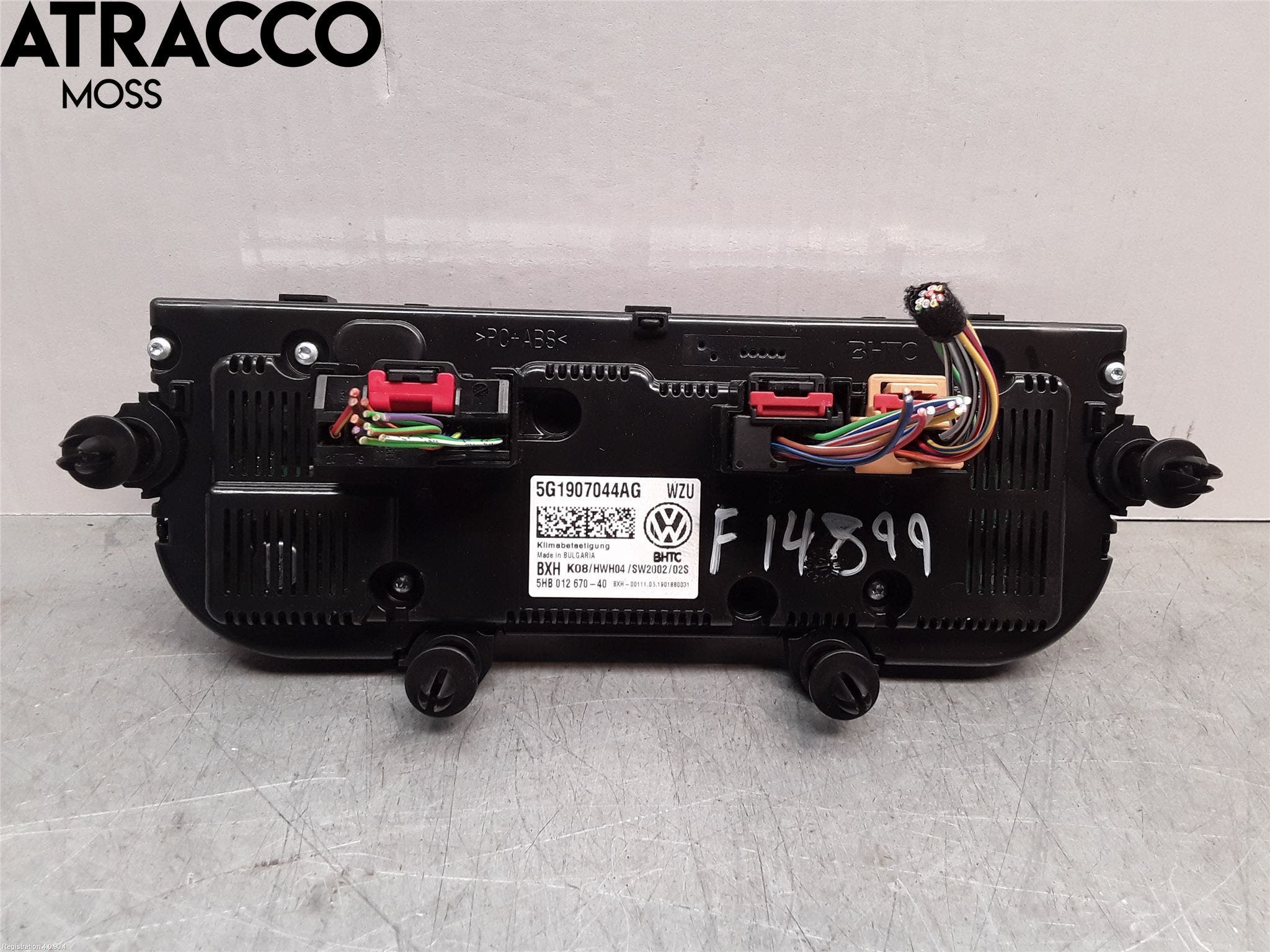 Volkswagen VW T-ROC 18- Varmeapparat Panel(Regulering)