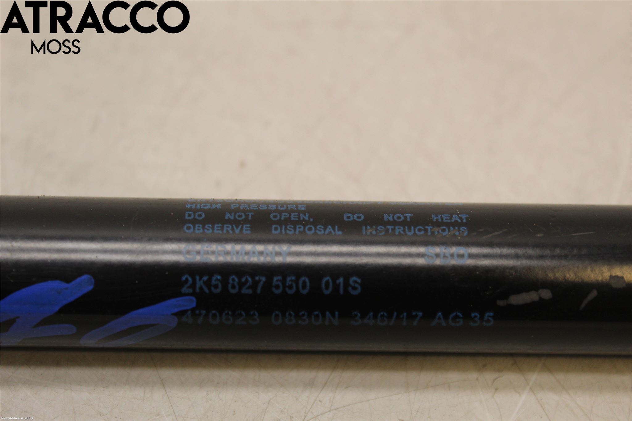 Volkswagen VW CADDY 16-20 Bakluke Demper-Gassfjær