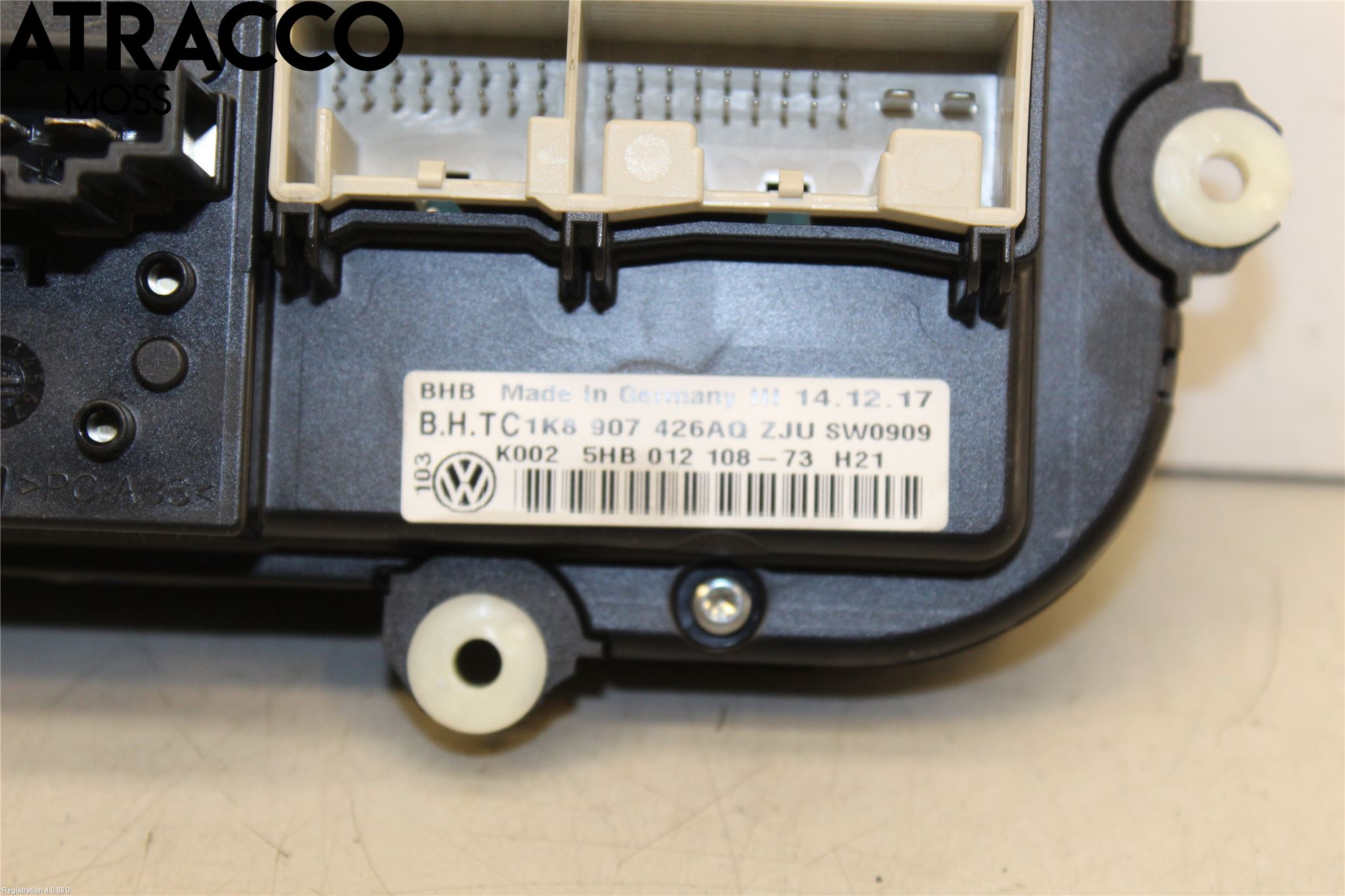 Volkswagen VW CADDY 16-20 Varme Ac Betjening-Display