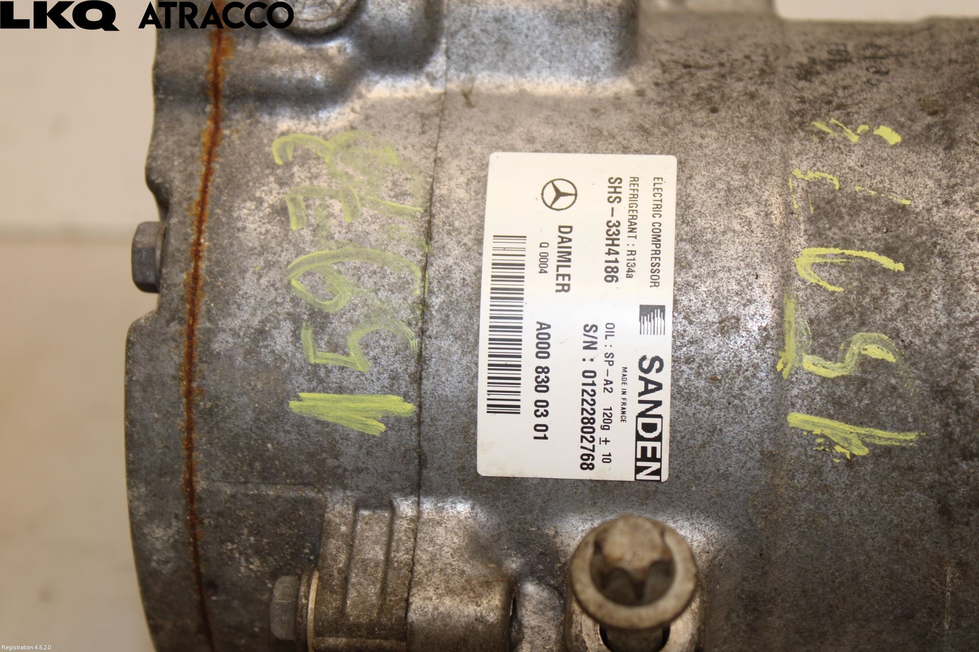 Mercedes-Benz MB GLC-KLASS (X253/C253) 15-22 Varme Ac Kompressor