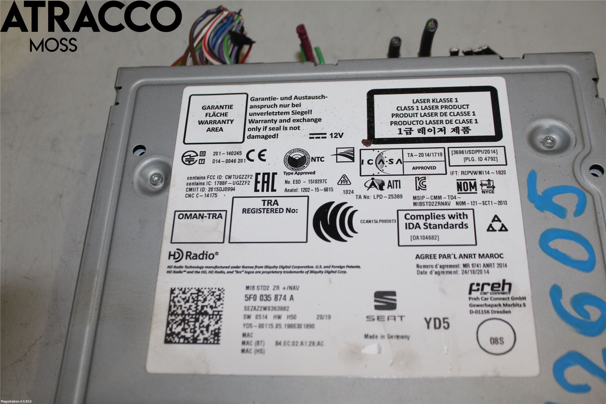 Seat IBIZA V 17-20 Stereo Radio