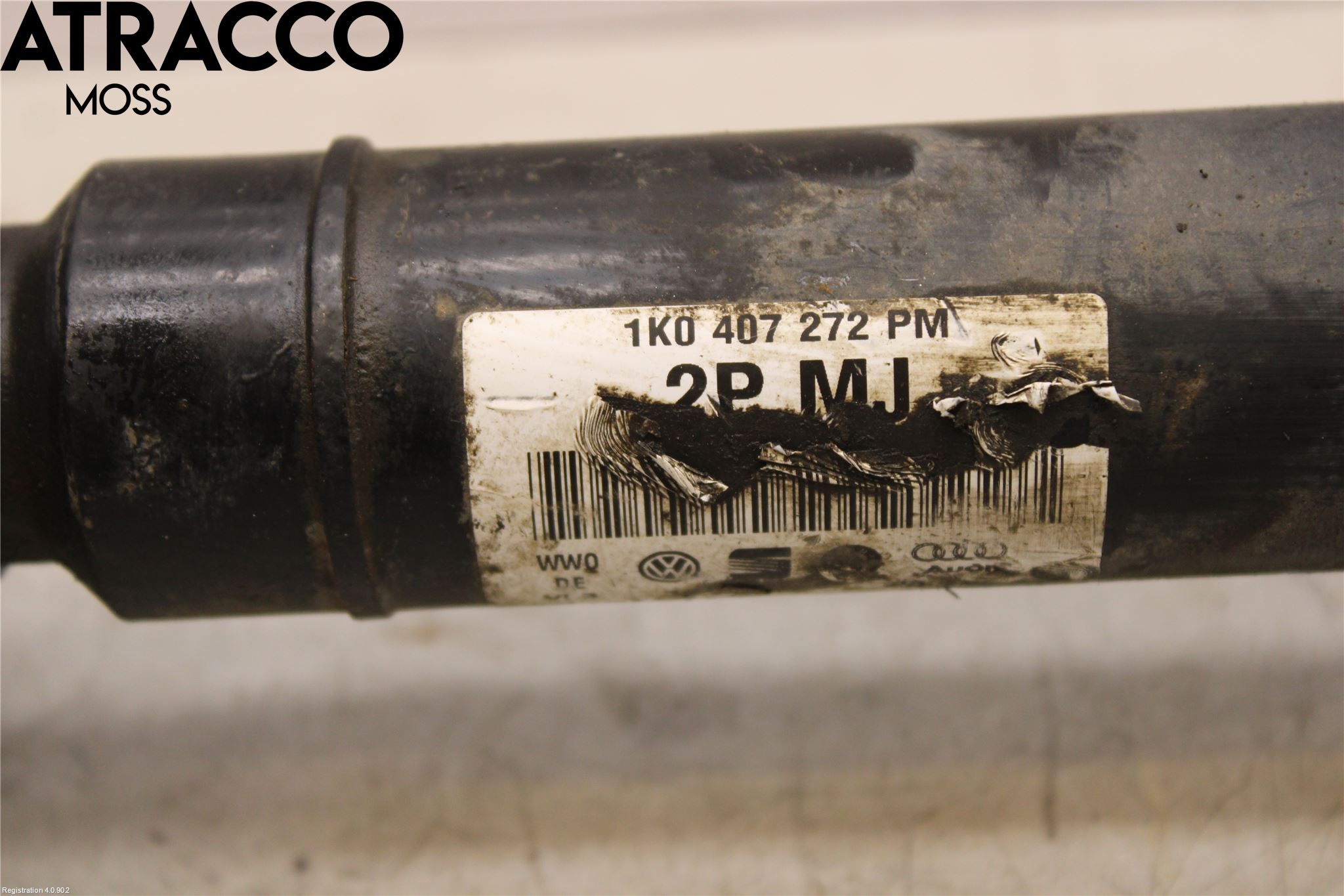 Volkswagen VW GOLF VI 09-13 Drivaksel Foran Kompl Høyre