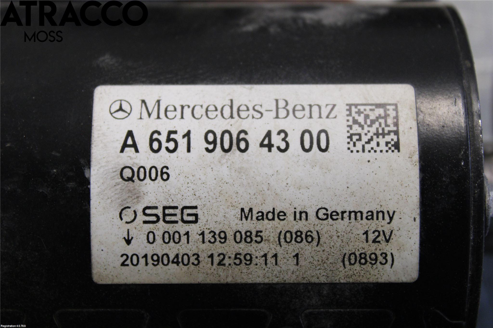 Mercedes-Benz MB VITO/V-KLASS (W640,W447,W448) 14- Startmotor