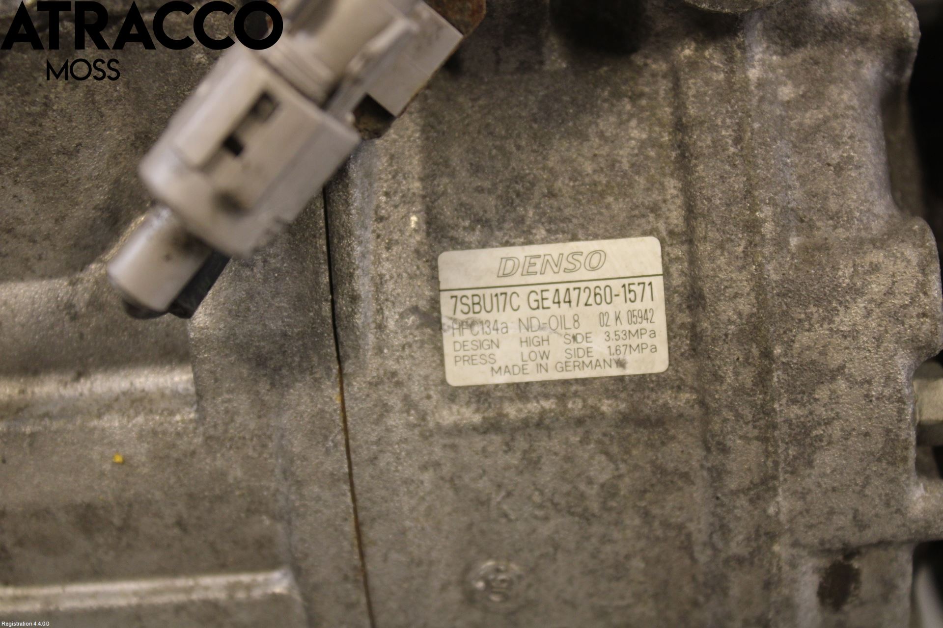 BMW 5 E60/61 Sed/Tou 02-10 Varme Ac Kompressor