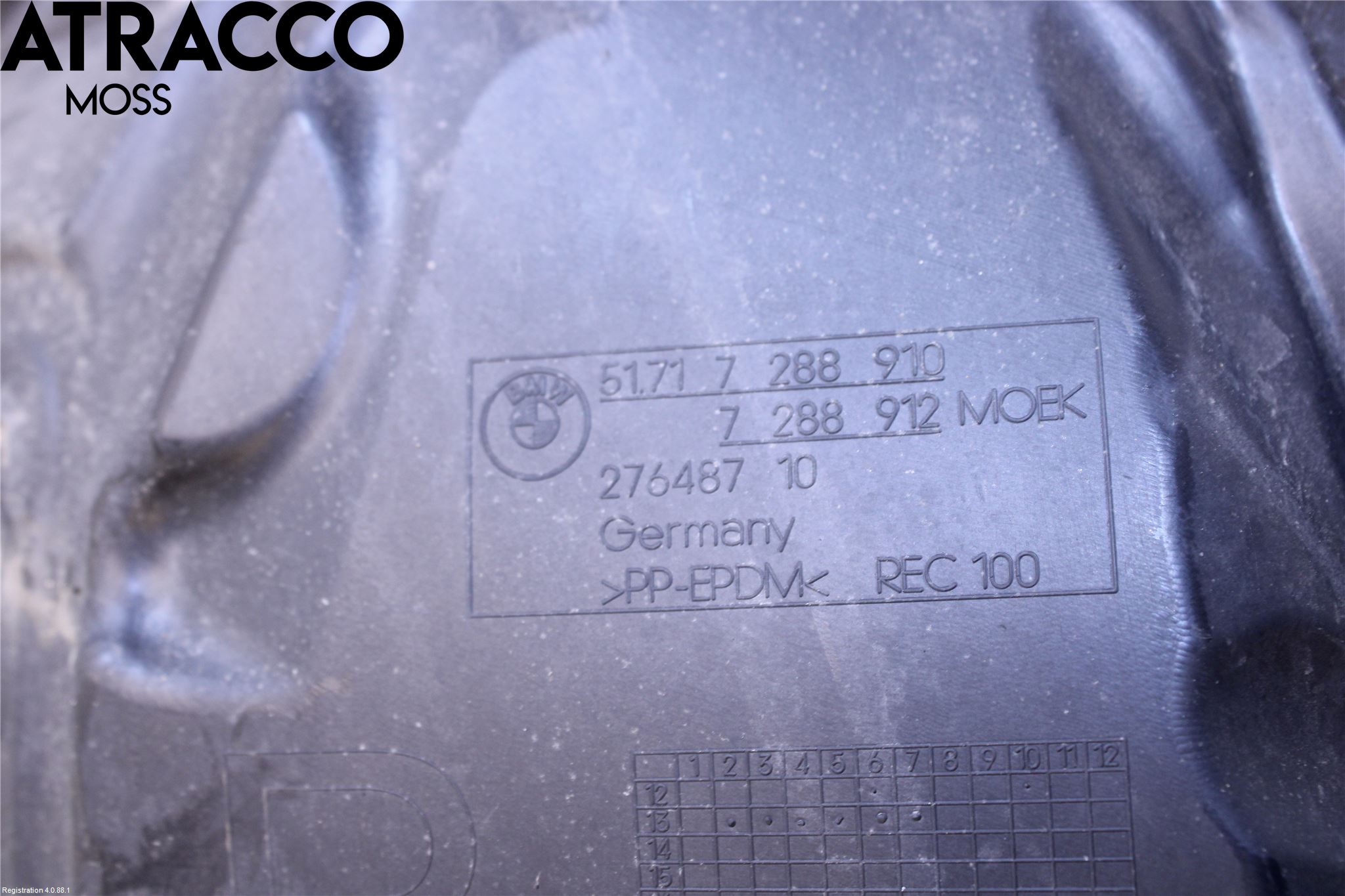 BMW 3 GT F34 13-19 Skjerm Indre