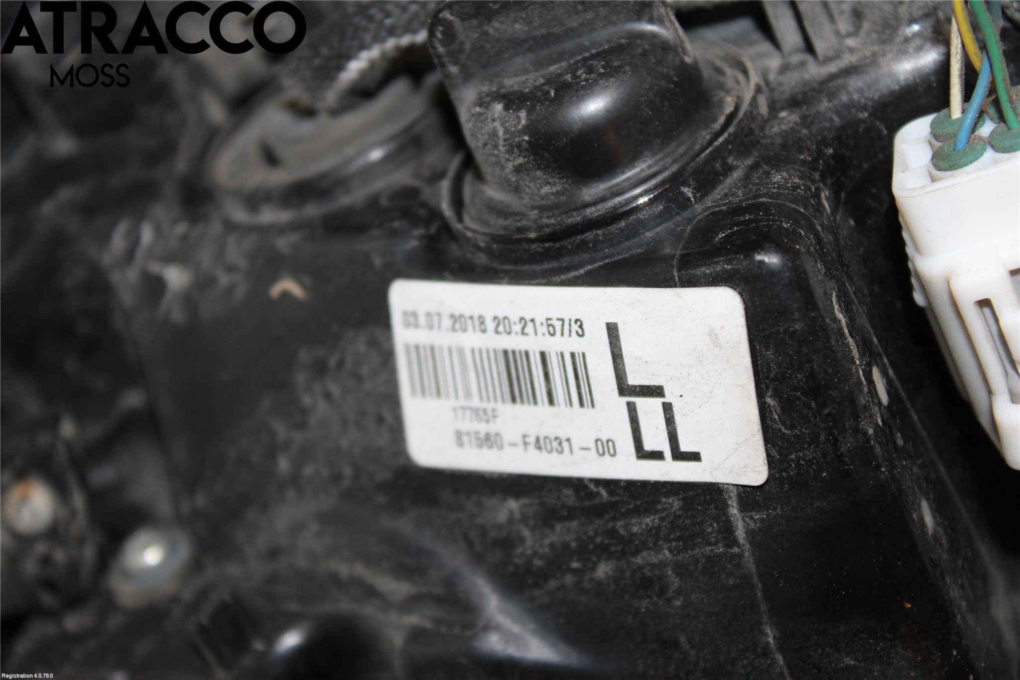 Toyota C-HR 16-23 Baklykt Venstre