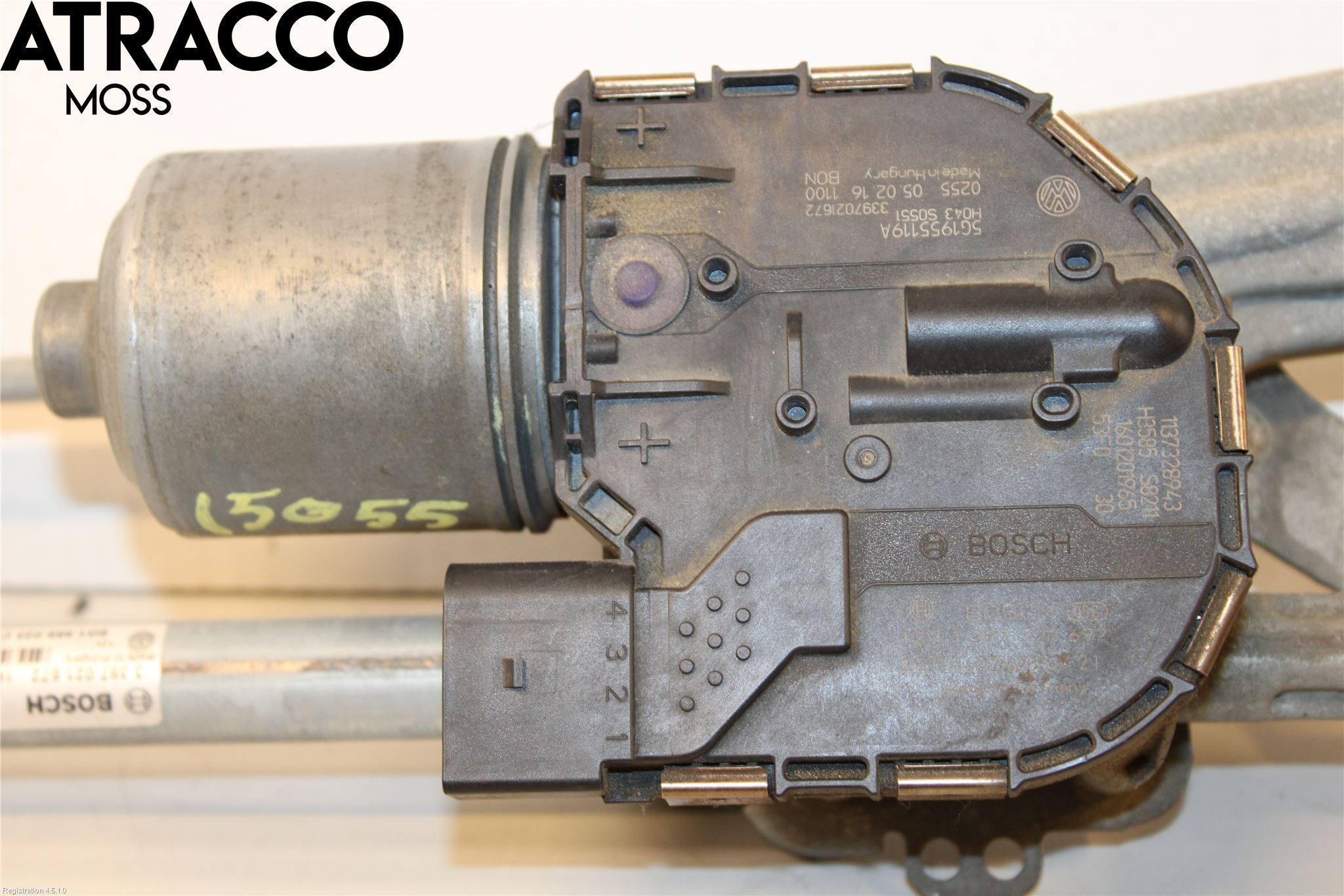 Volkswagen VW GOLF / E-GOLF VII 13-20 Viskermotor Frontrute