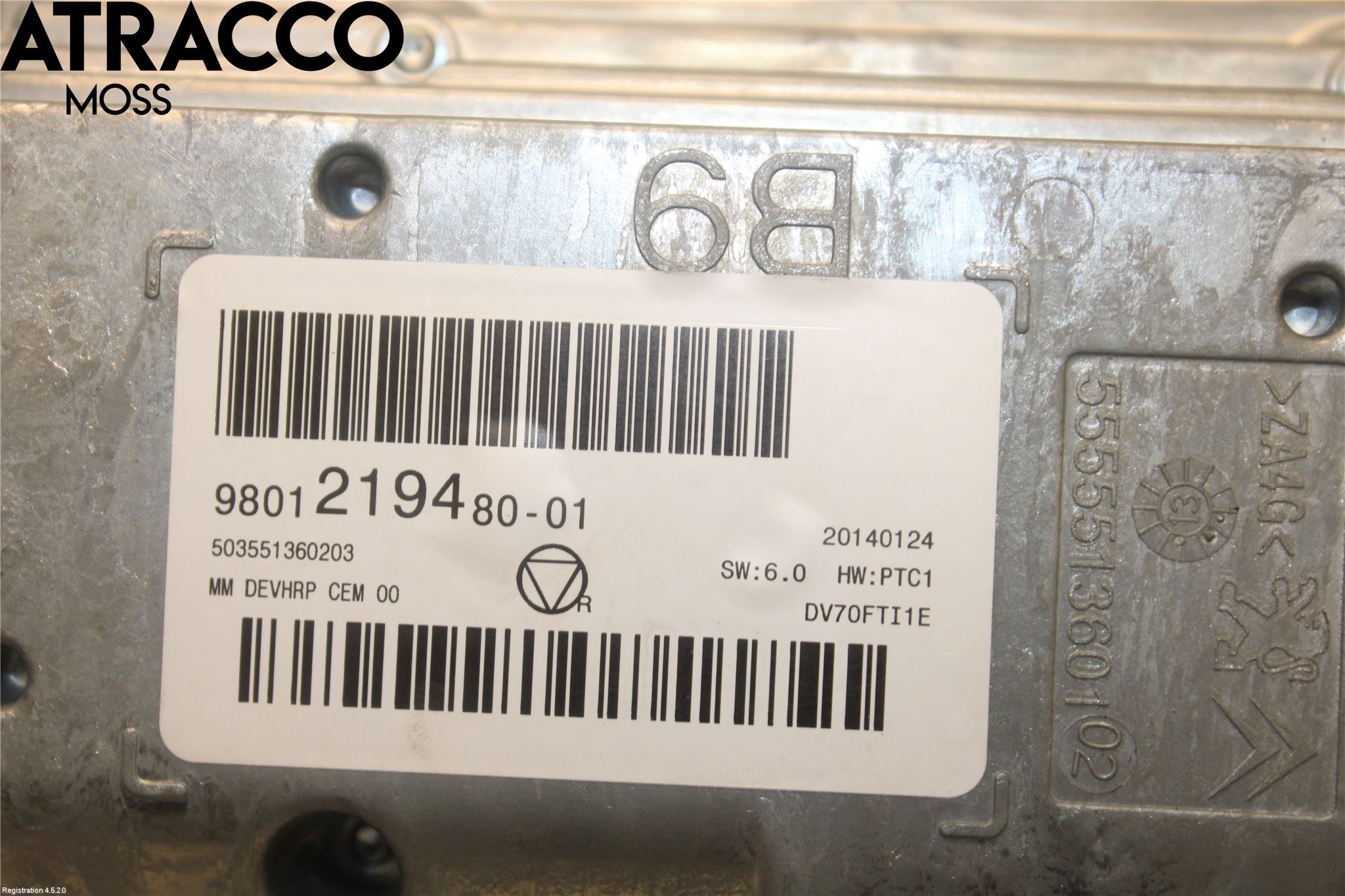 Peugeot PARTNER 08-15 Multifunktionsdisplay