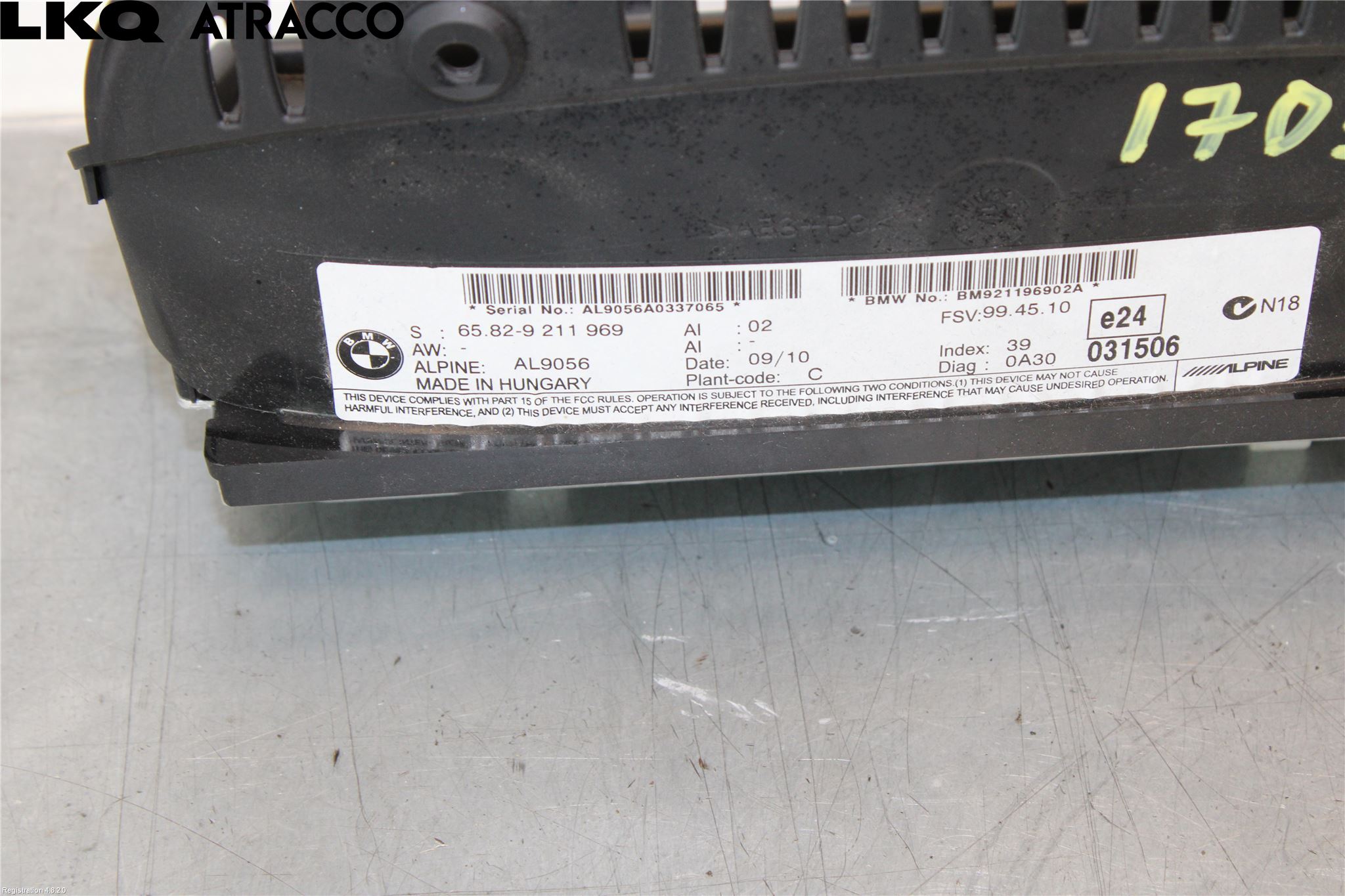 BMW 3 E90/91 SED/TOU 05-12 Kjørecomputer