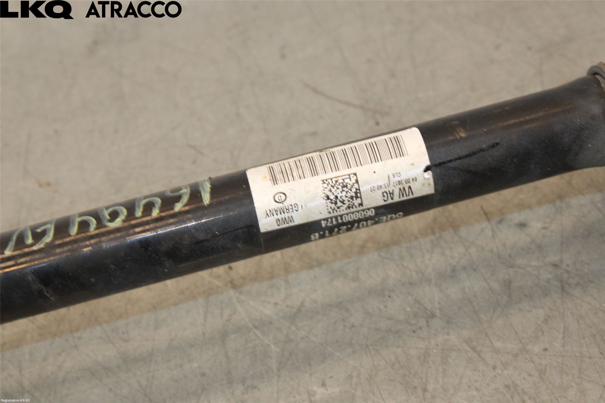 Volkswagen VW GOLF / E-GOLF VII 13-20 Drivaksel Foran Kompl Venstre