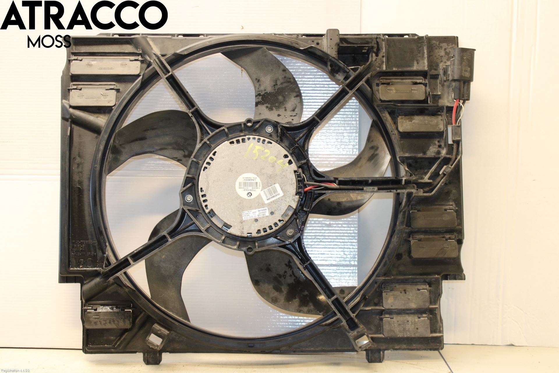 BMW 5 E60/61 Sed/Tou 02-10 Kjølevifte Elektrisk