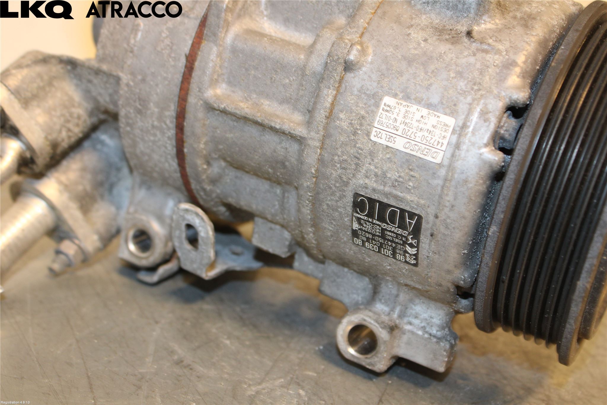 Citroen C5 AIRCROSS 19- Varme Ac Kompressor