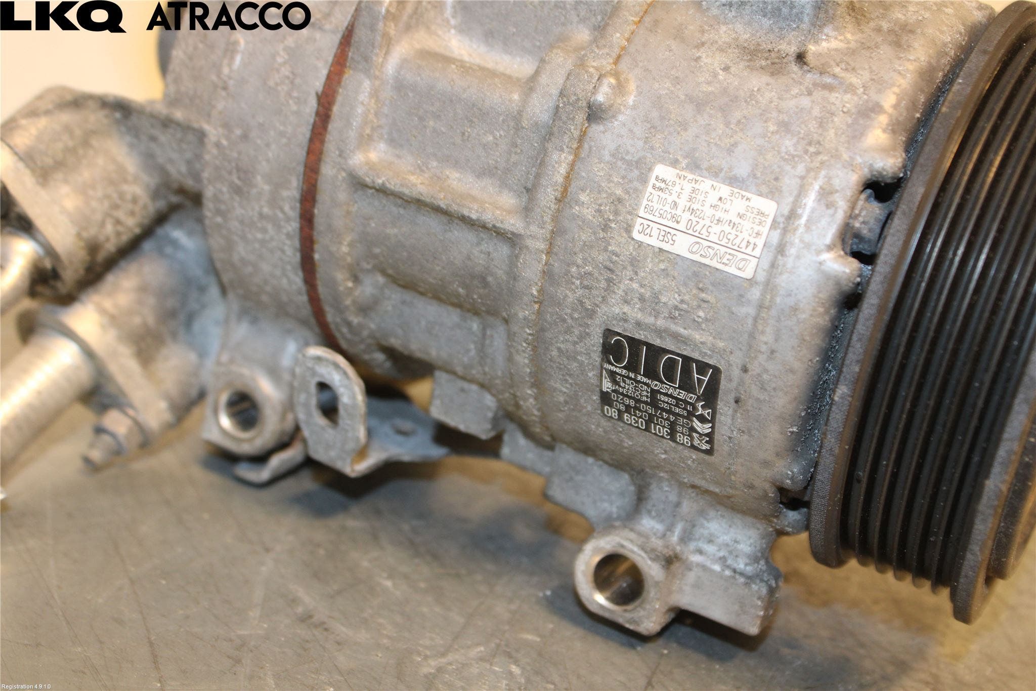 Citroen C5 AIRCROSS 19- Varme Ac Kompressor