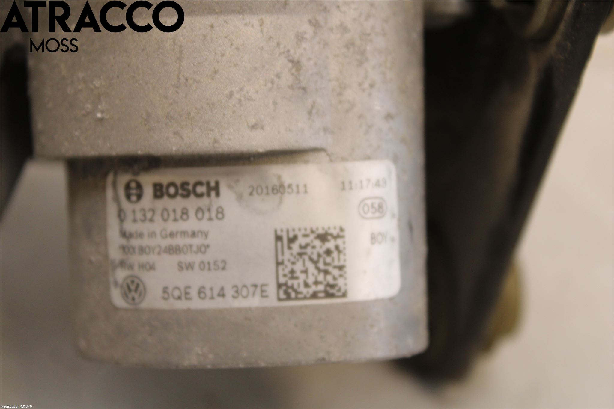 Volkswagen VW GOLF / E-GOLF VII 13-20 Brems Tryckakkumulator