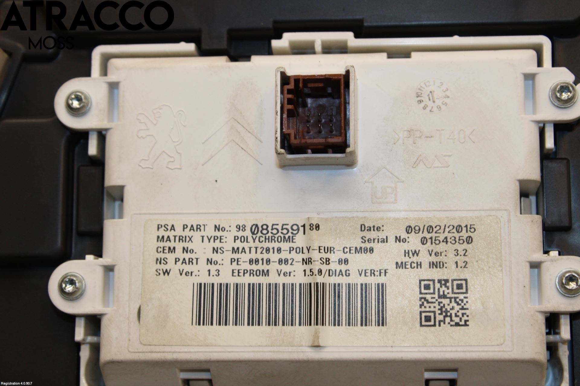 Peugeot 508 11-18 Instr Kombinert