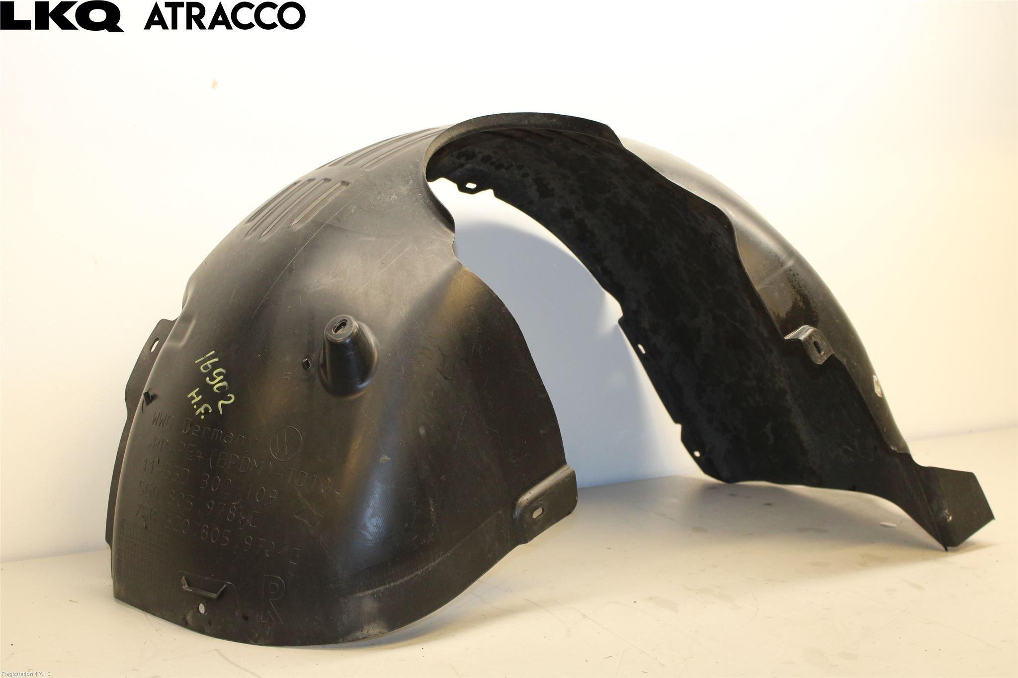 Volkswagen VW GOLF / E-GOLF VII 13-20 Skjerm Indre