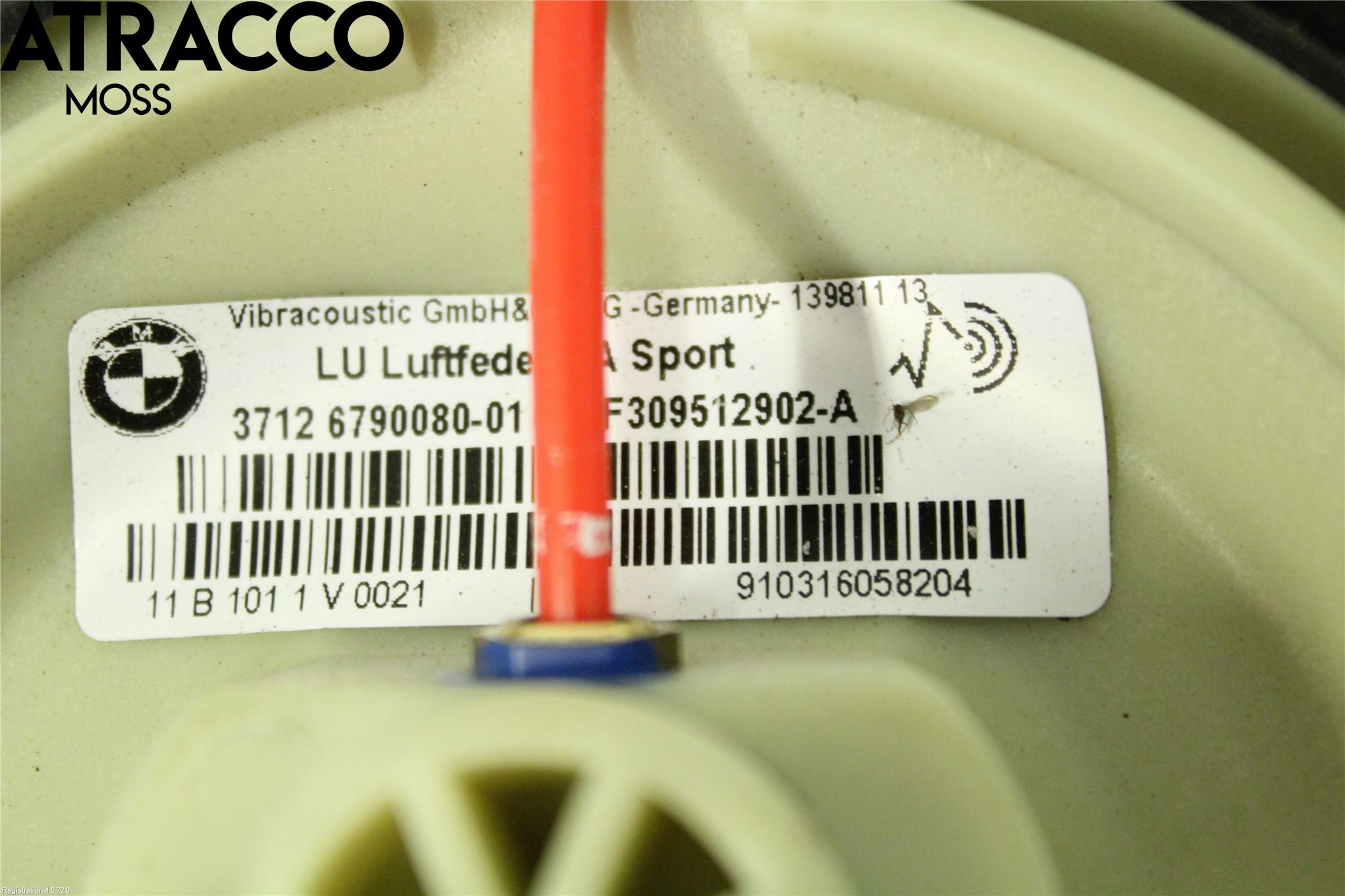 BMW X5 E70 07-13 Nivåreg Belg - Luftpute