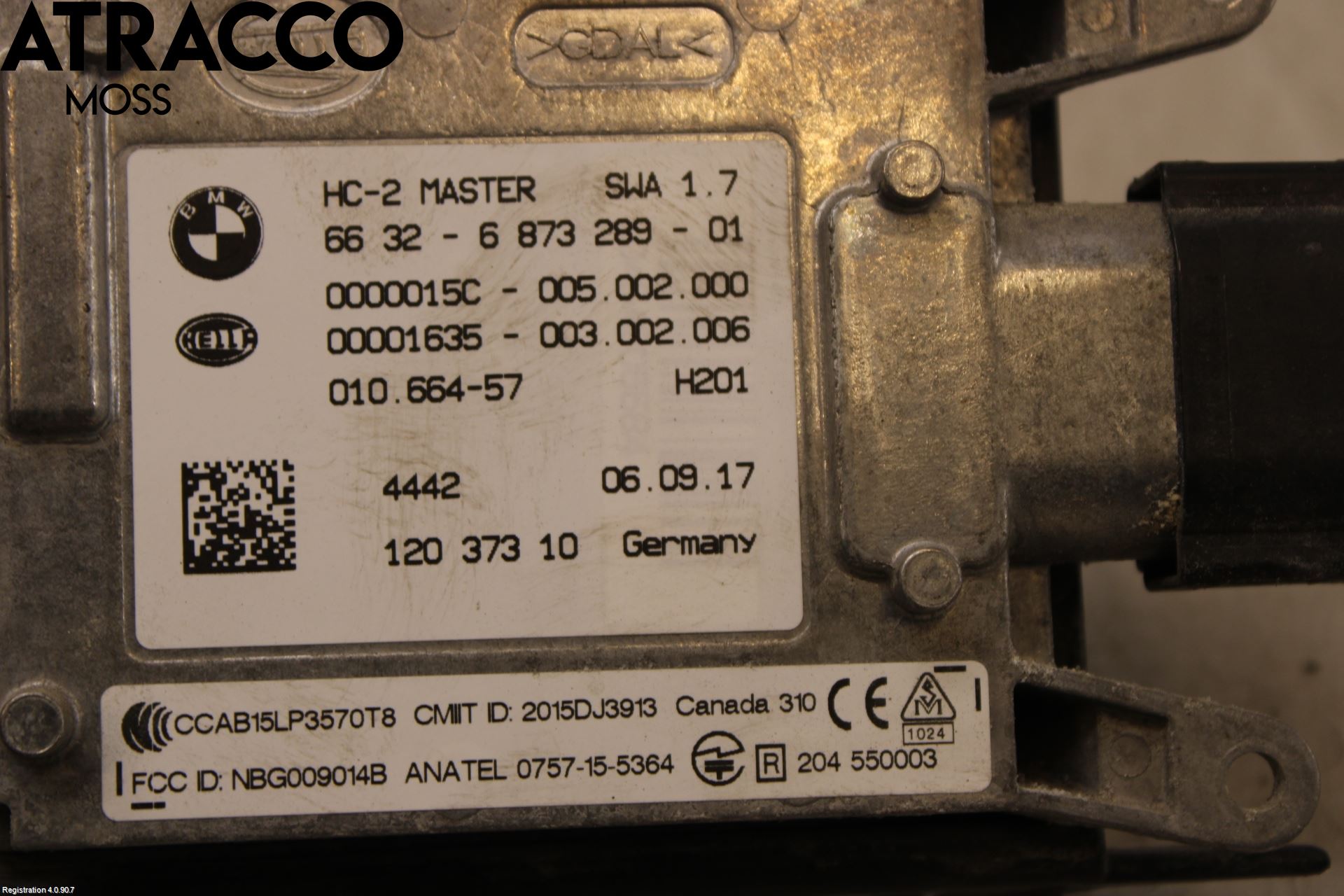 BMW X5 F15 13-18 Sensor Kollisjonsbeskyttelse