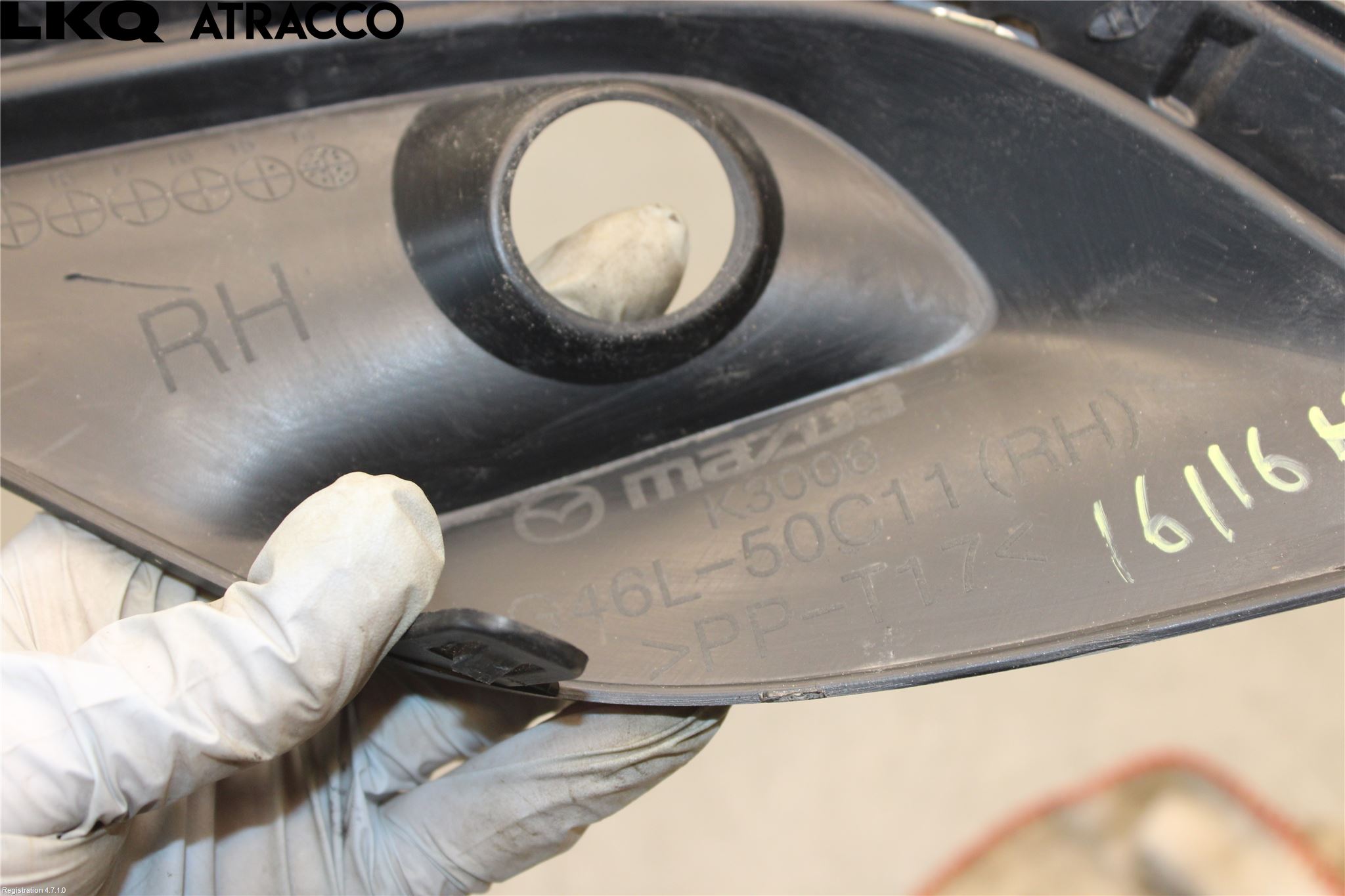 Mazda 6 13- Frontlykt Kurve-Tåkelys Ramme