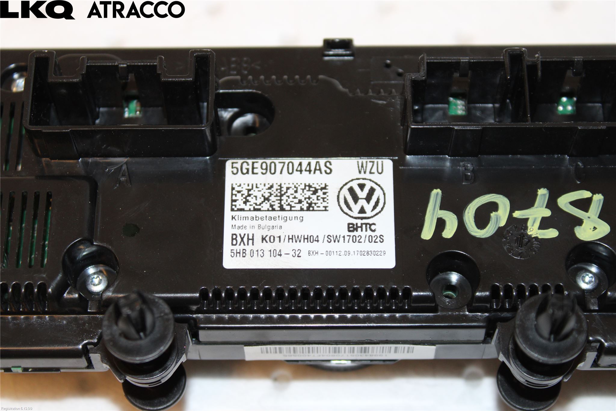 Volkswagen VW PASSAT 15-19 Varme Ac Betjening-Display