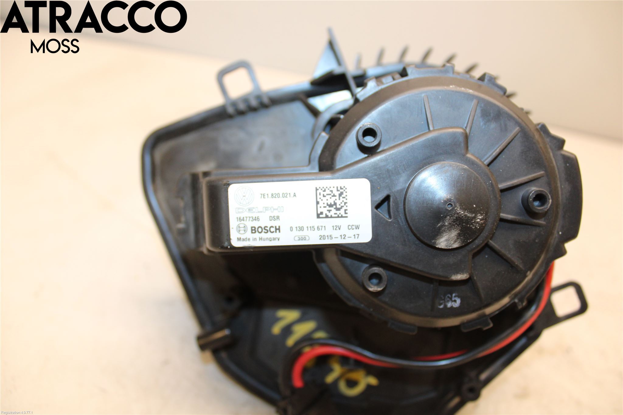 Volkswagen VW TRANSP/CARAVELLE (T6) 16-22 Varmeapparat Viftemotor