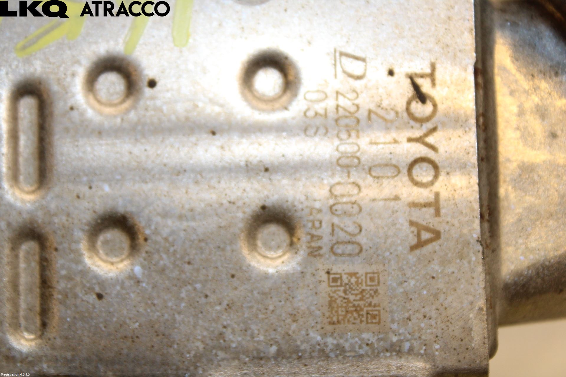 Toyota YARIS XP130 15-20 Eksos Kjøler